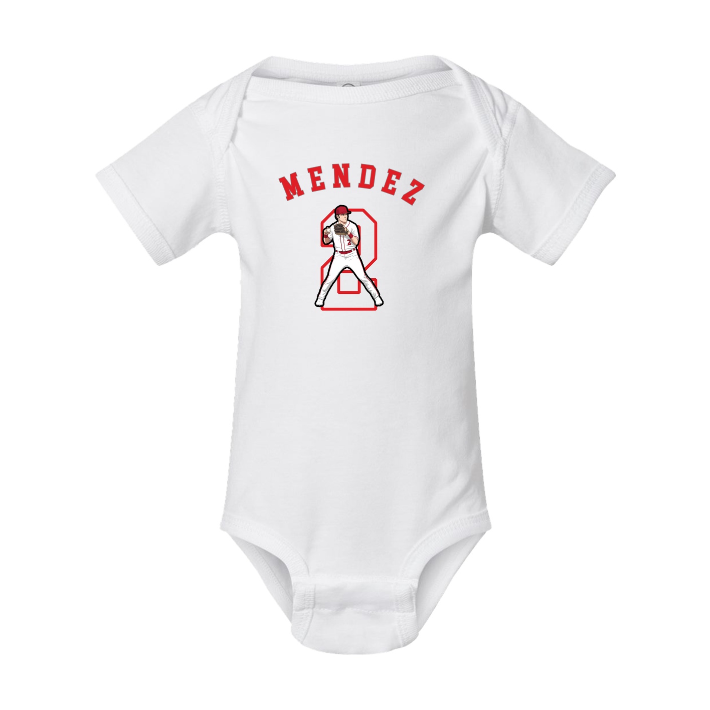 Baby Onesie — Shirsey Arch in White