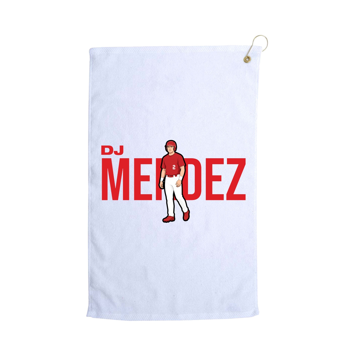 Golf Towel — Player Name in White