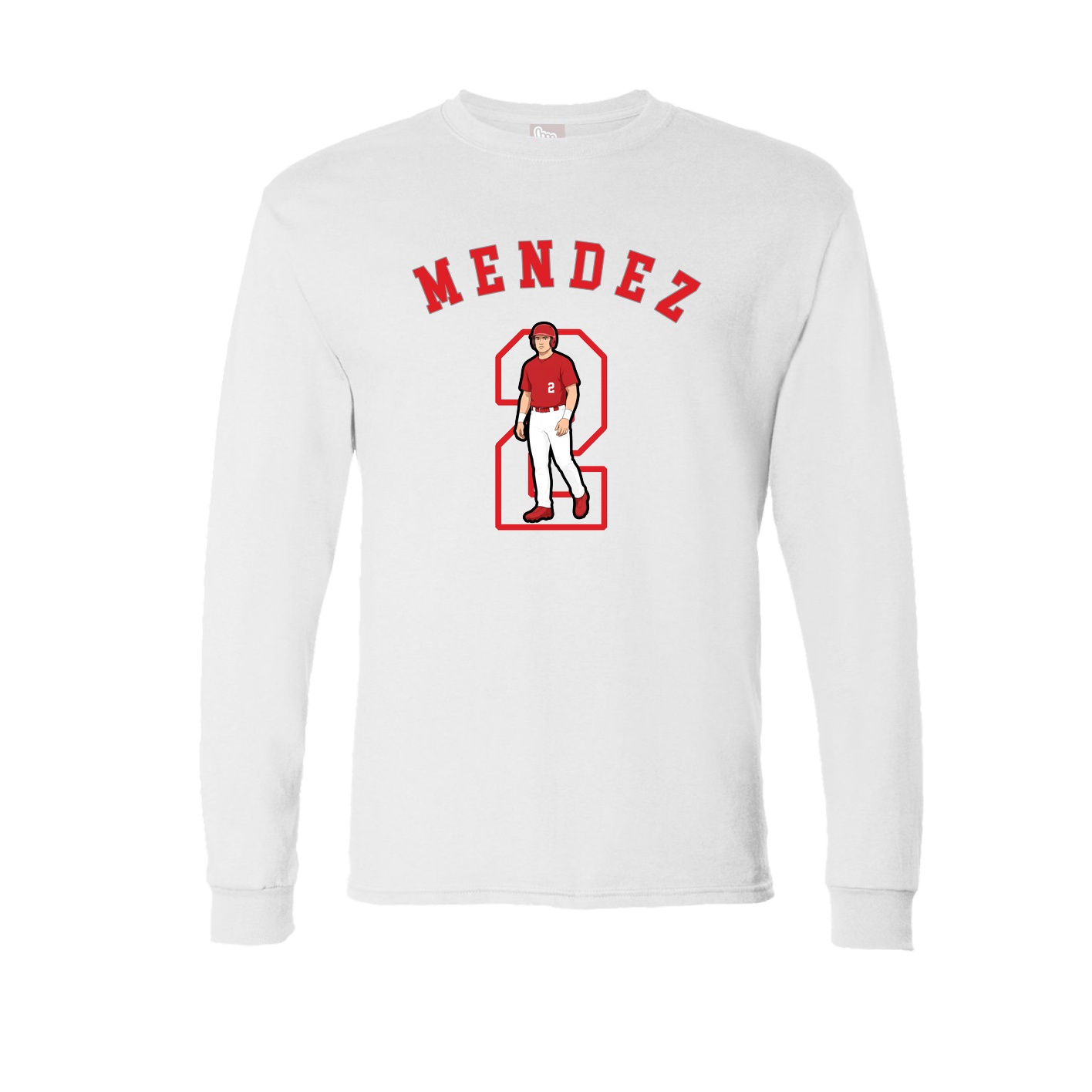Long Sleeve Tee — Shirsey Arch in White