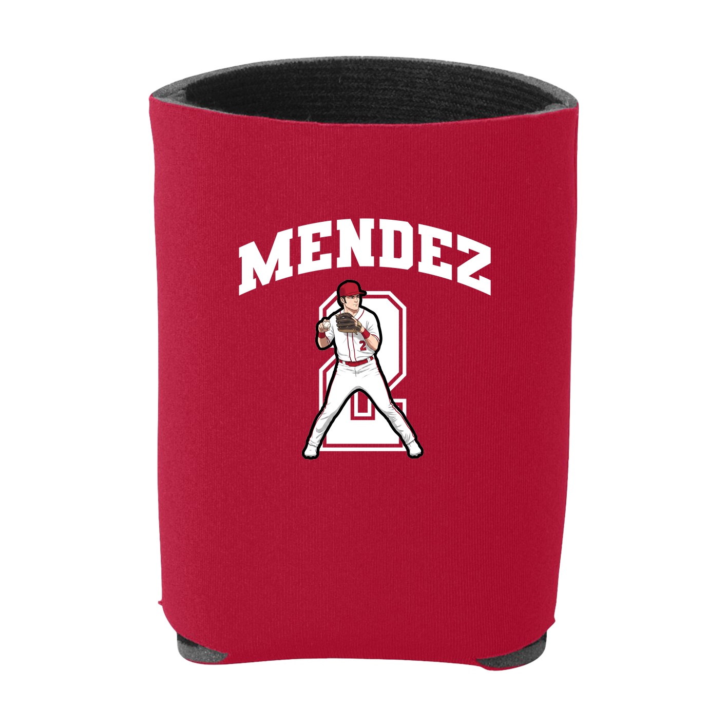 Can Holder — Number in Red