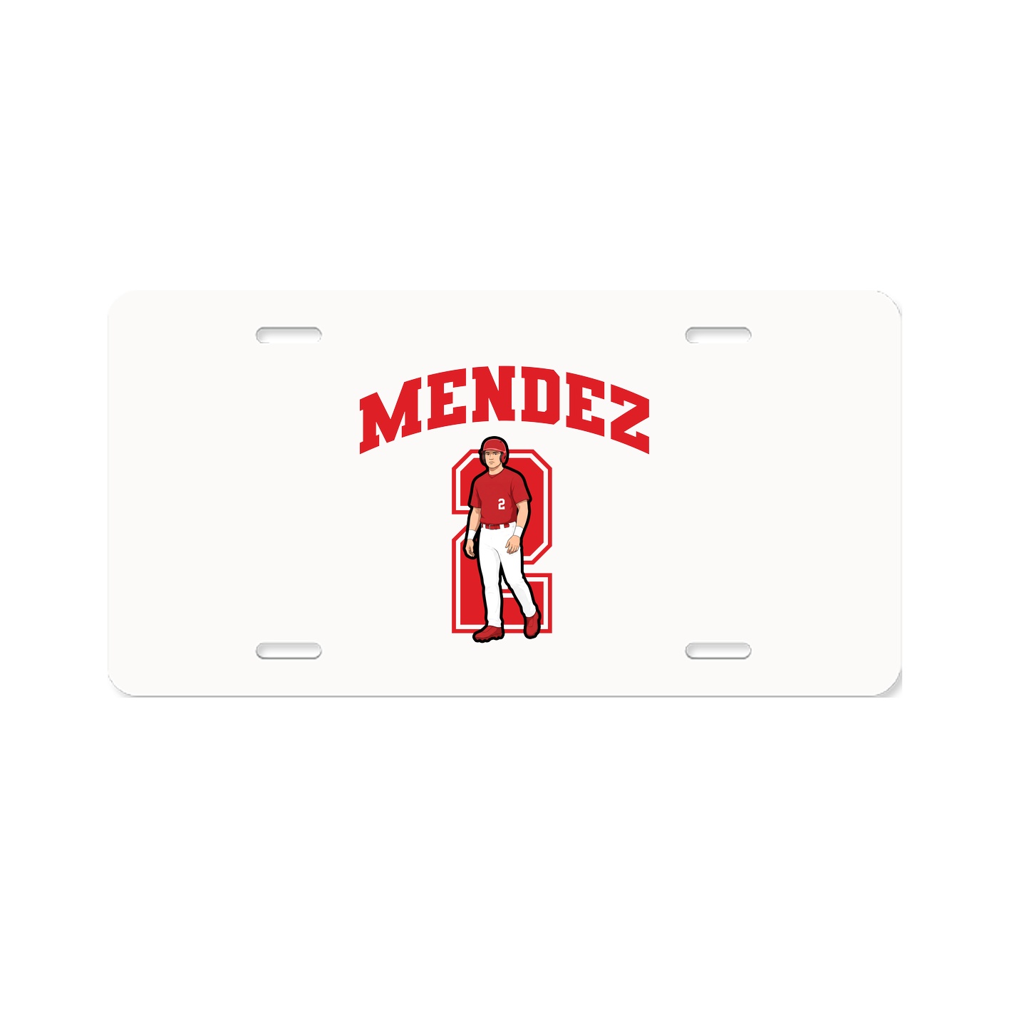 License Plate — Number in Classic