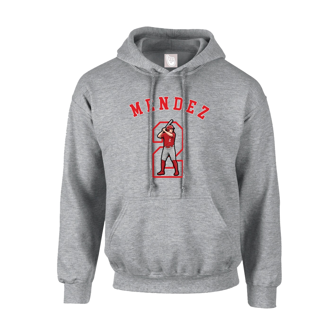 Youth Hoodie — Shirsey Arch in Grey