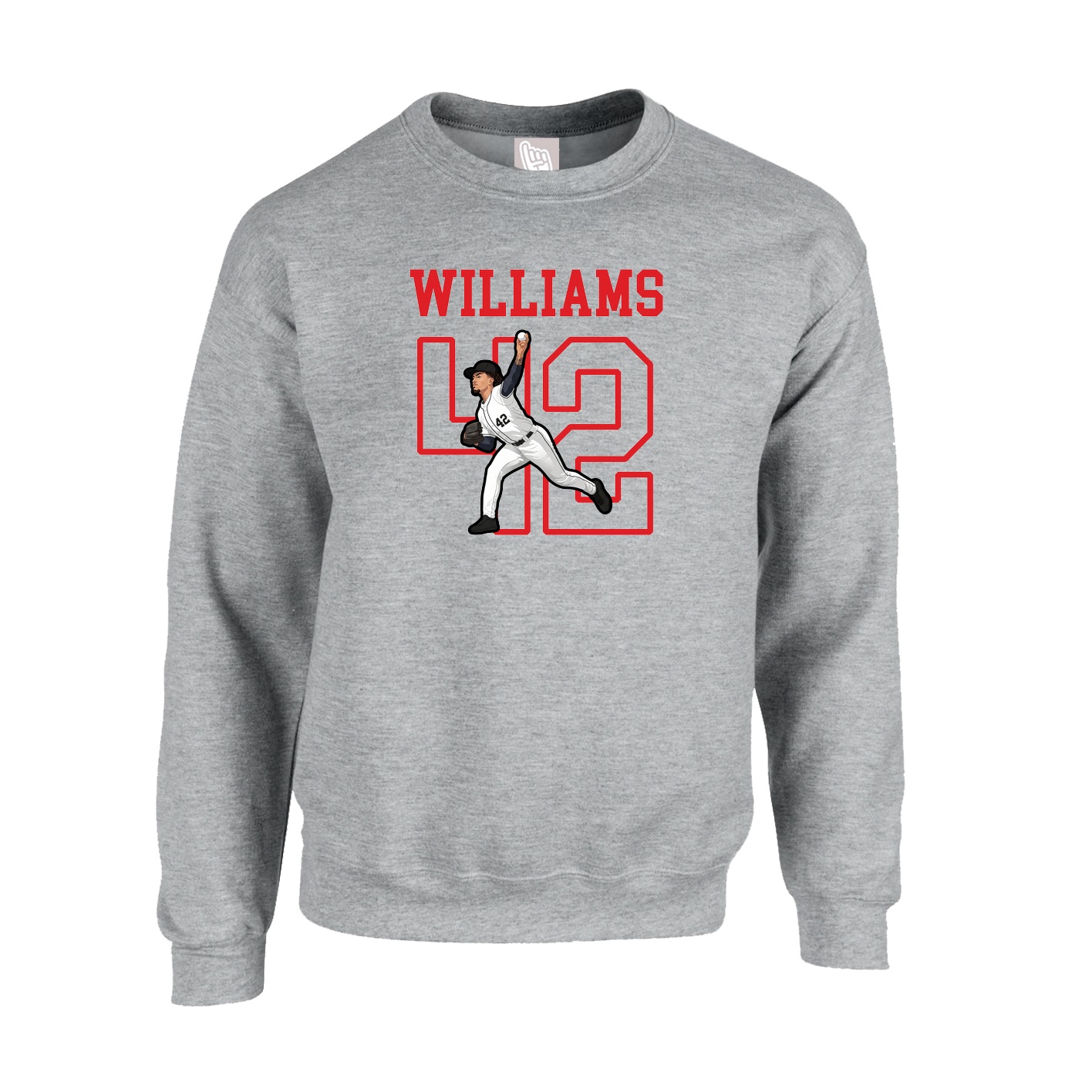 Fleece Crew — Shirsey in Grey