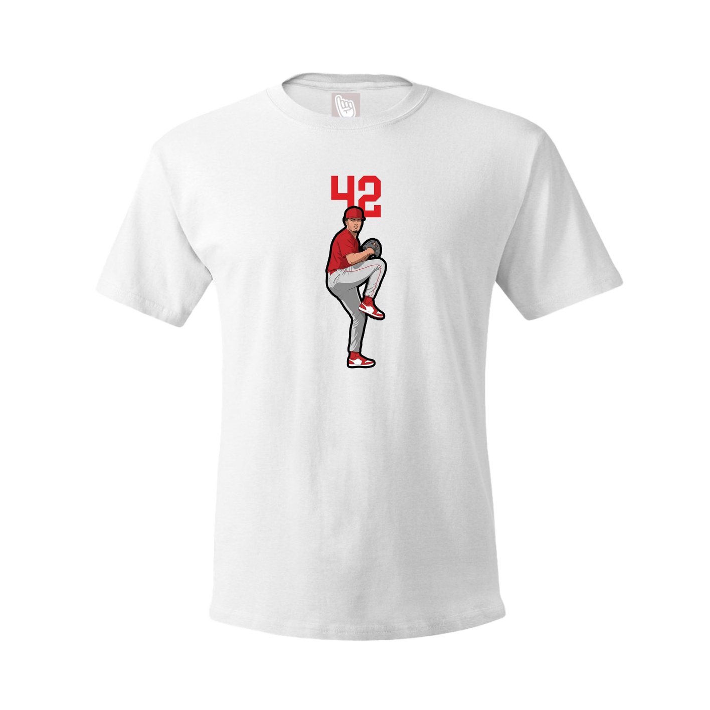 Tee — Number Top in White