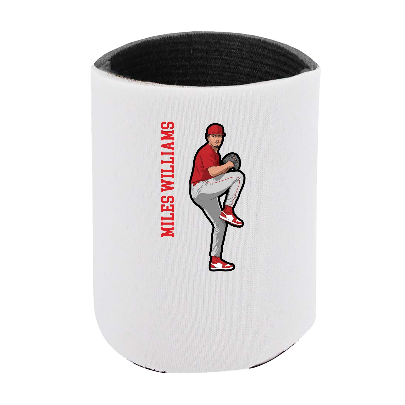 Can Holder — Name Vertical in White