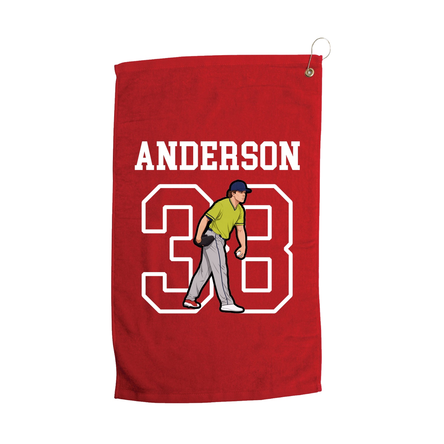 Golf Towel — Shirsey in Red