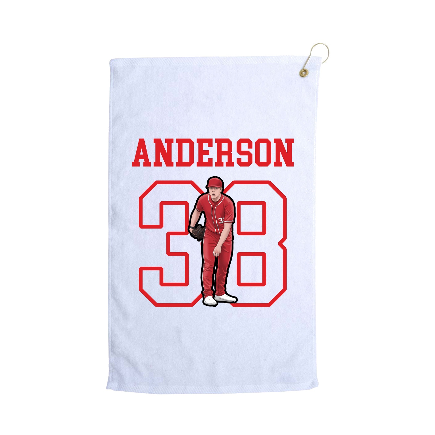 Golf Towel — Shirsey in White