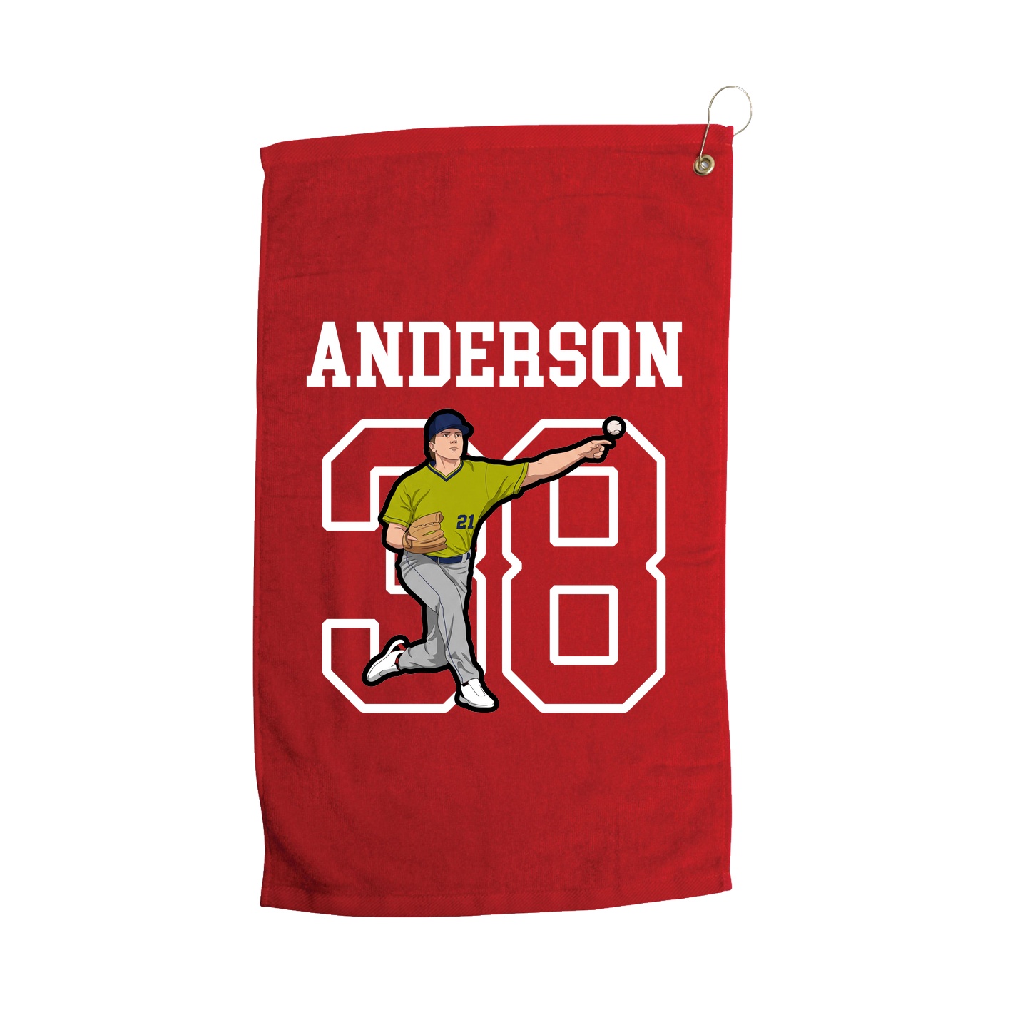 Golf Towel — Shirsey in Red