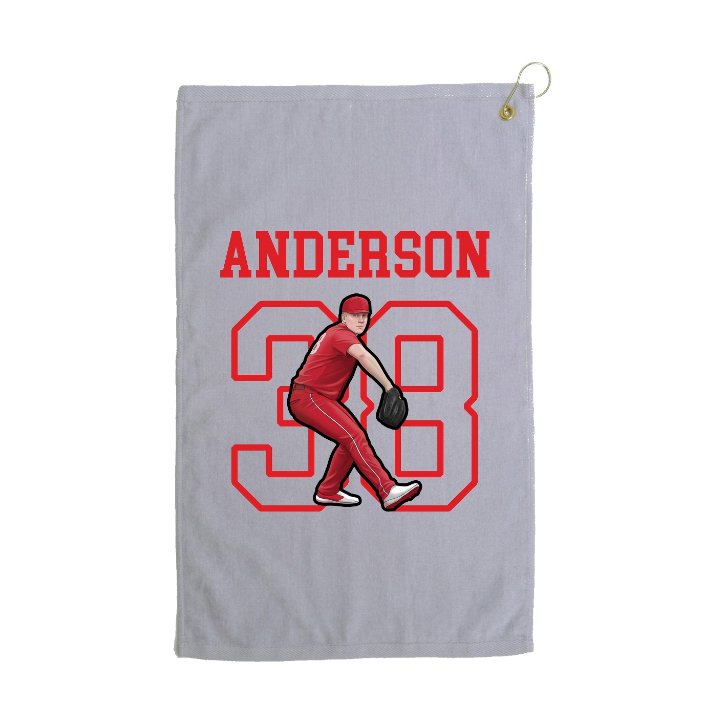 Golf Towel — Shirsey in Grey