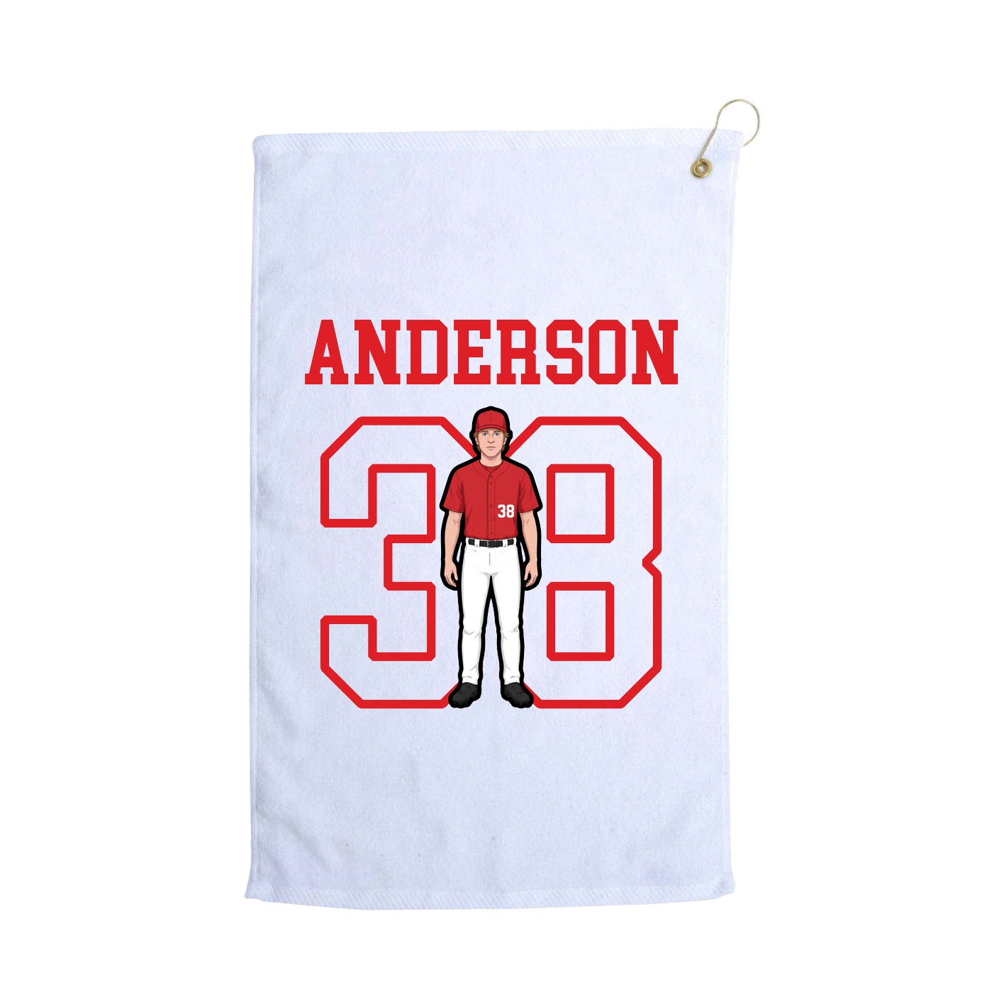 Golf Towel — Shirsey in White