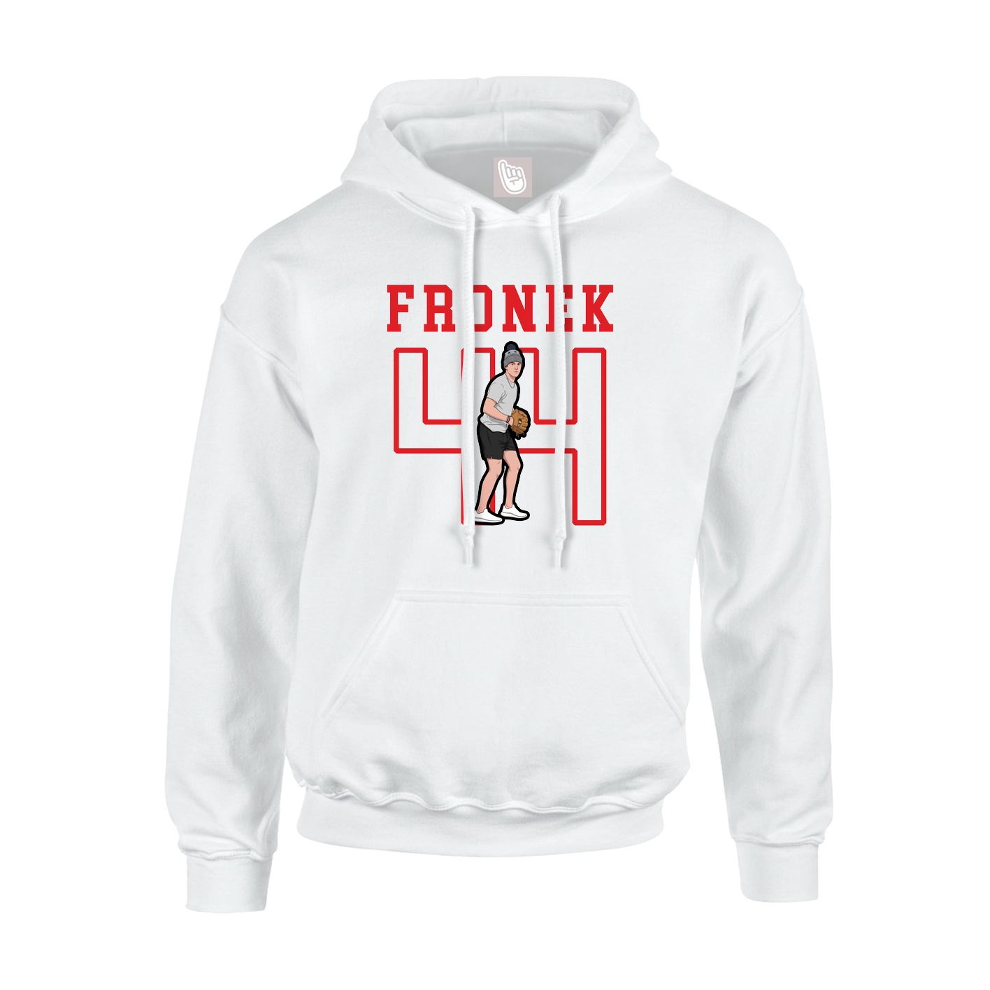 Hoodie — Shirsey in White