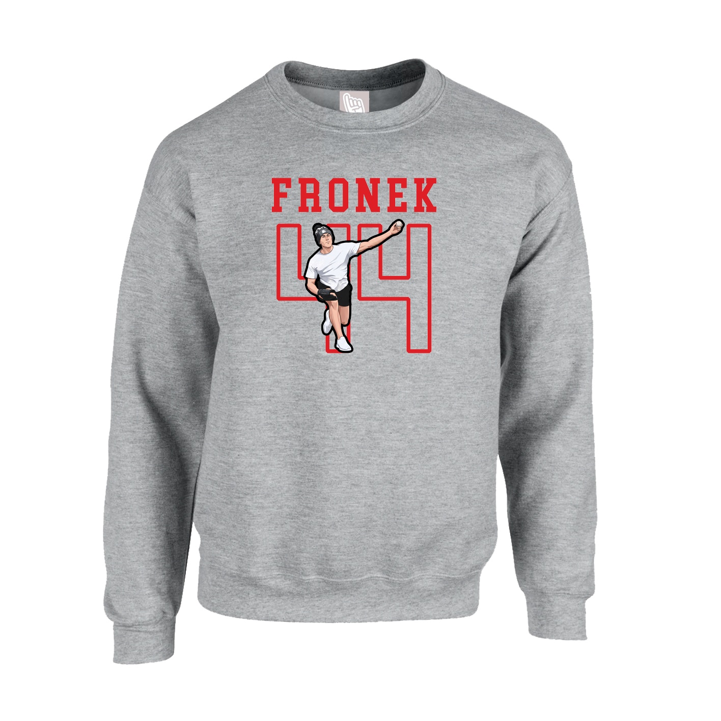 Fleece Crew — Shirsey in Grey