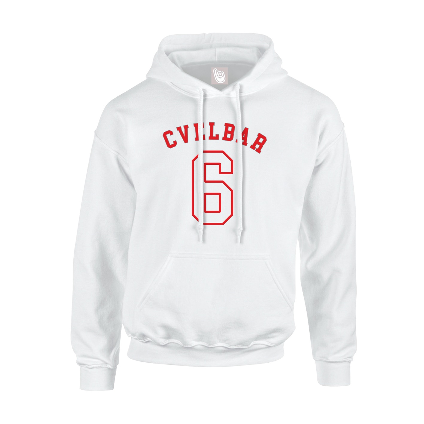 Hoodie — Shirsey Arch in White