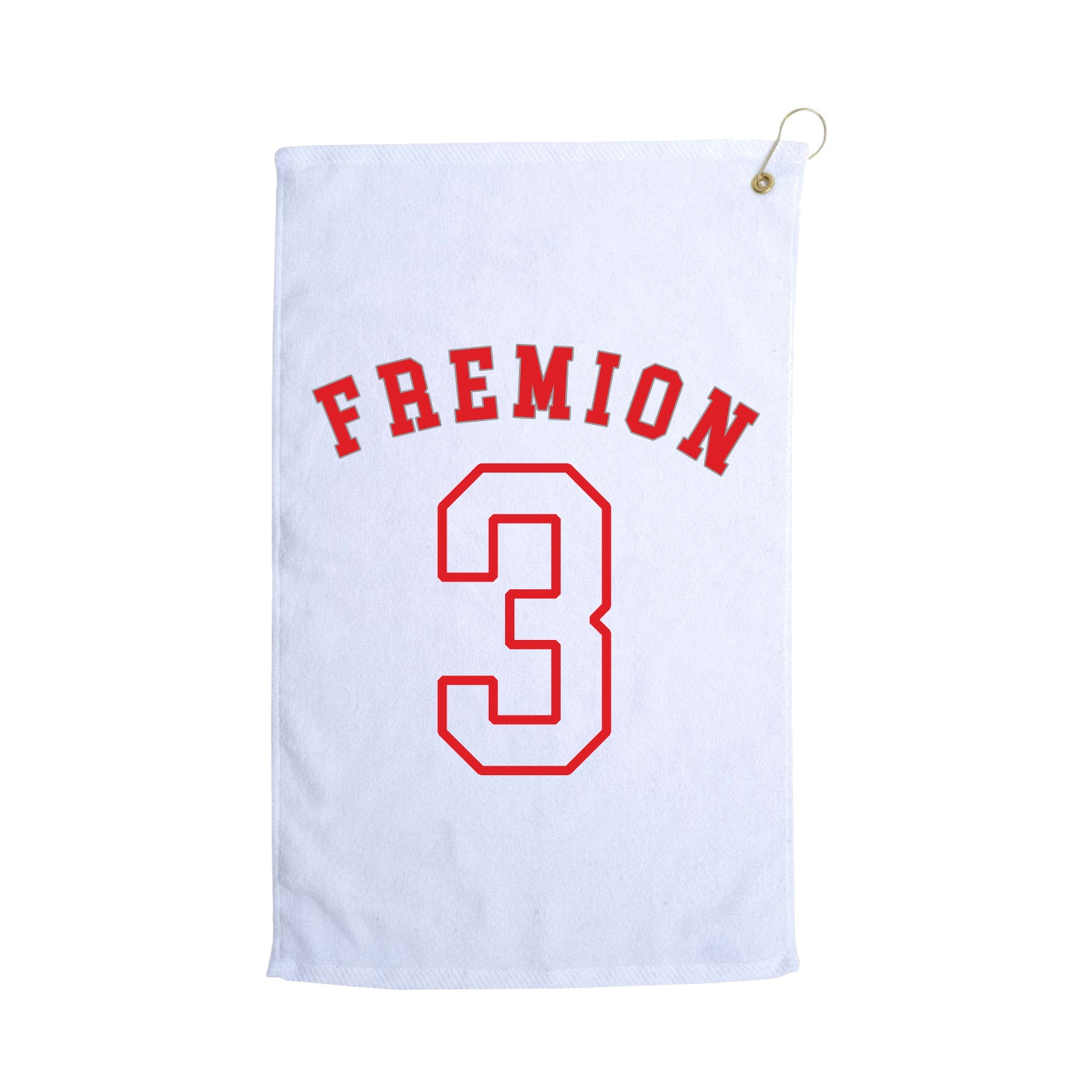 Golf Towel — Shirsey Arch in White
