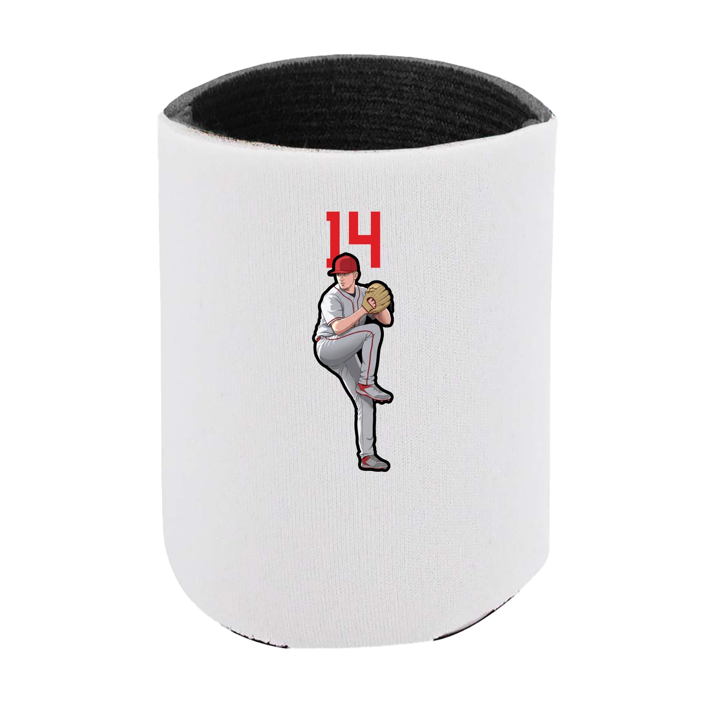 Can Holder — Number Top in White