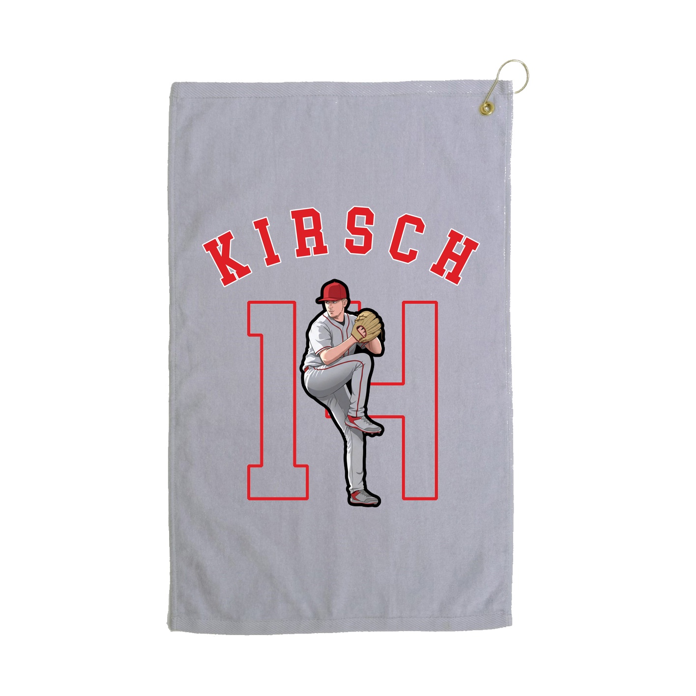 Golf Towel — Shirsey Arch in Grey