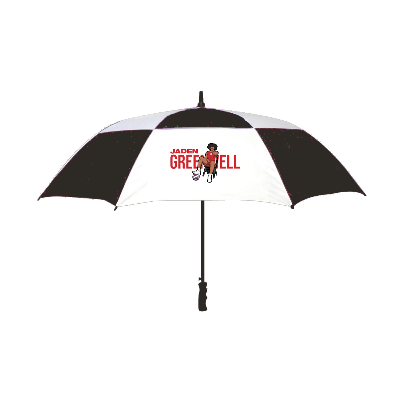 Golf Umbrella — Player Name in Black