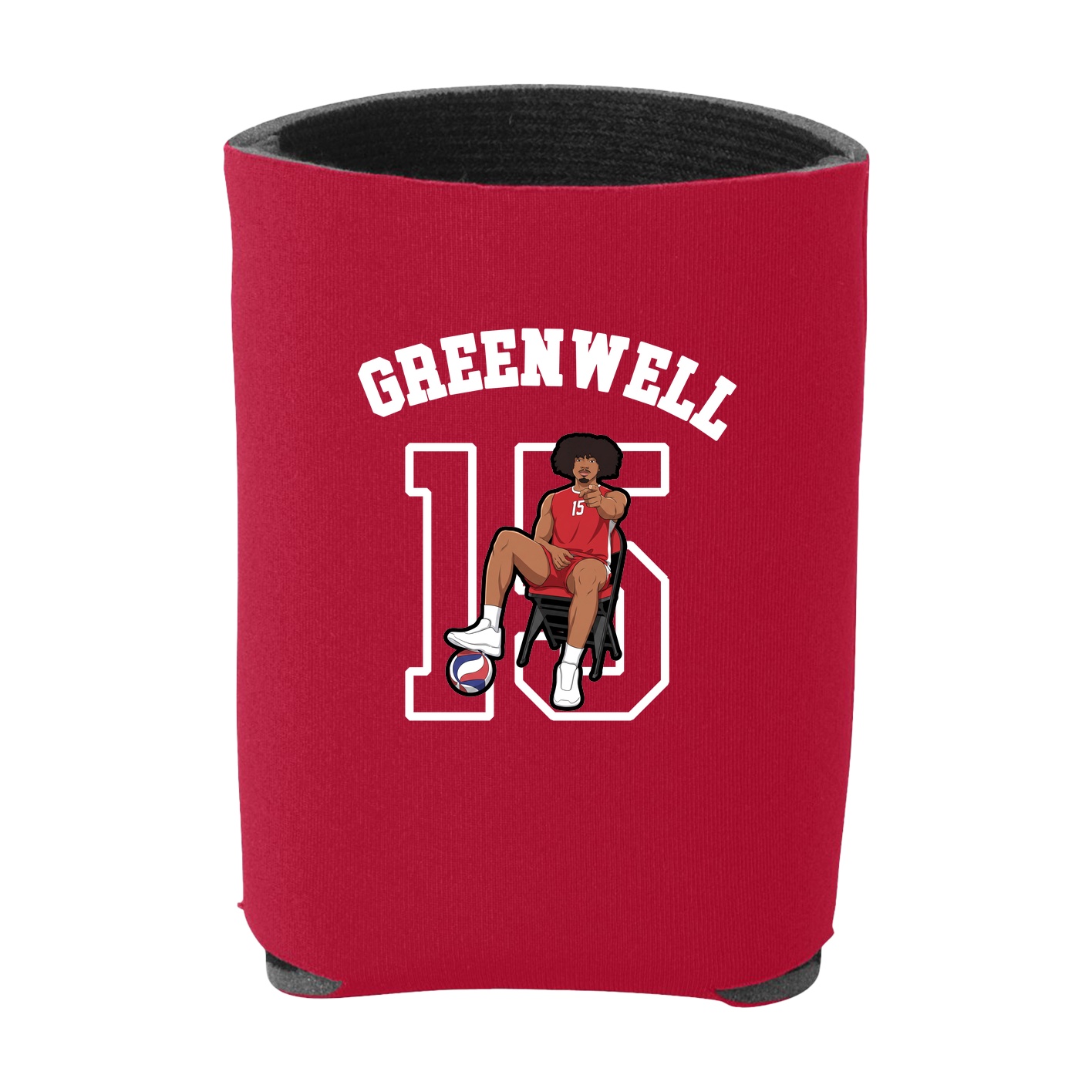 Can Holder — Shirsey Arch in Red