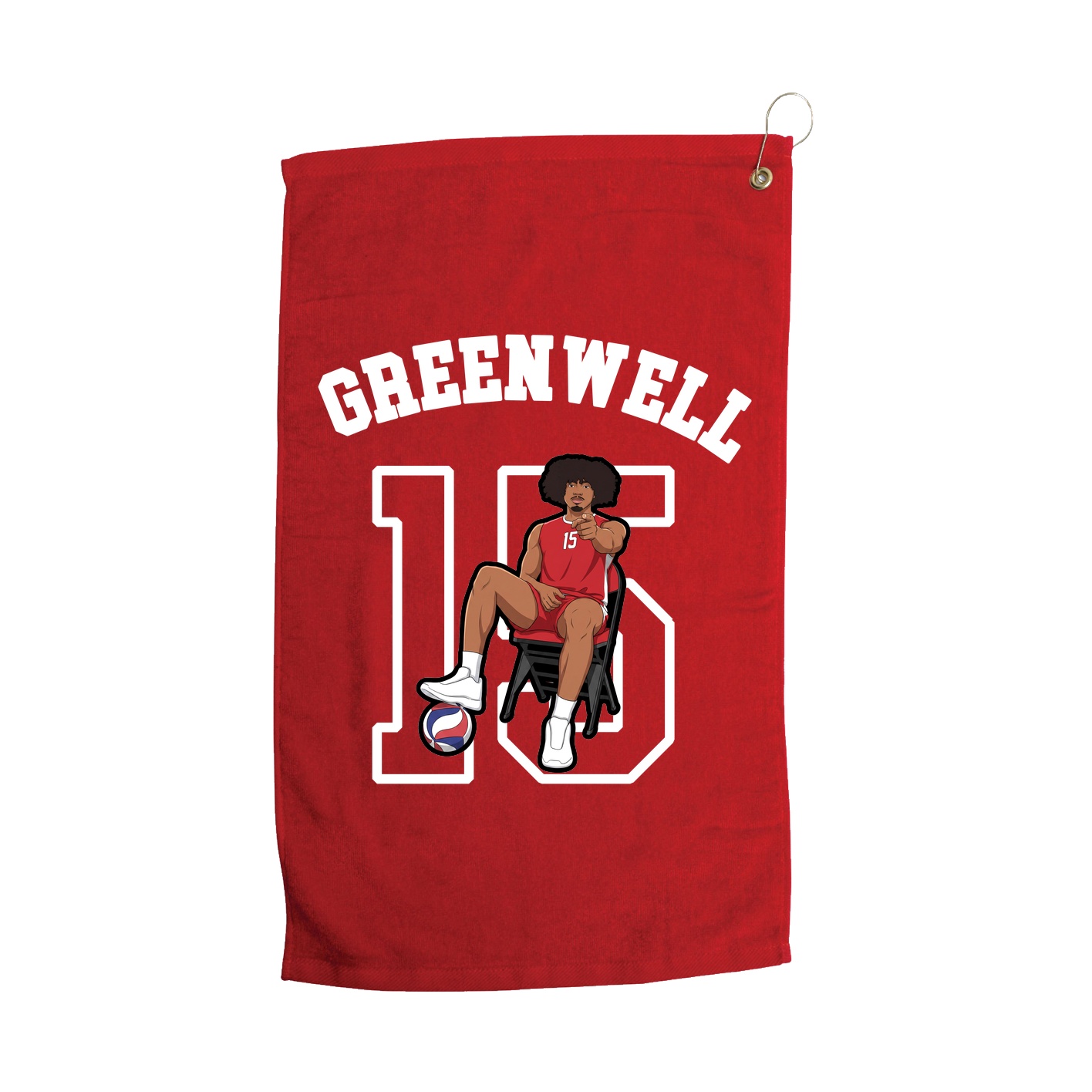 Golf Towel — Shirsey Arch in Red