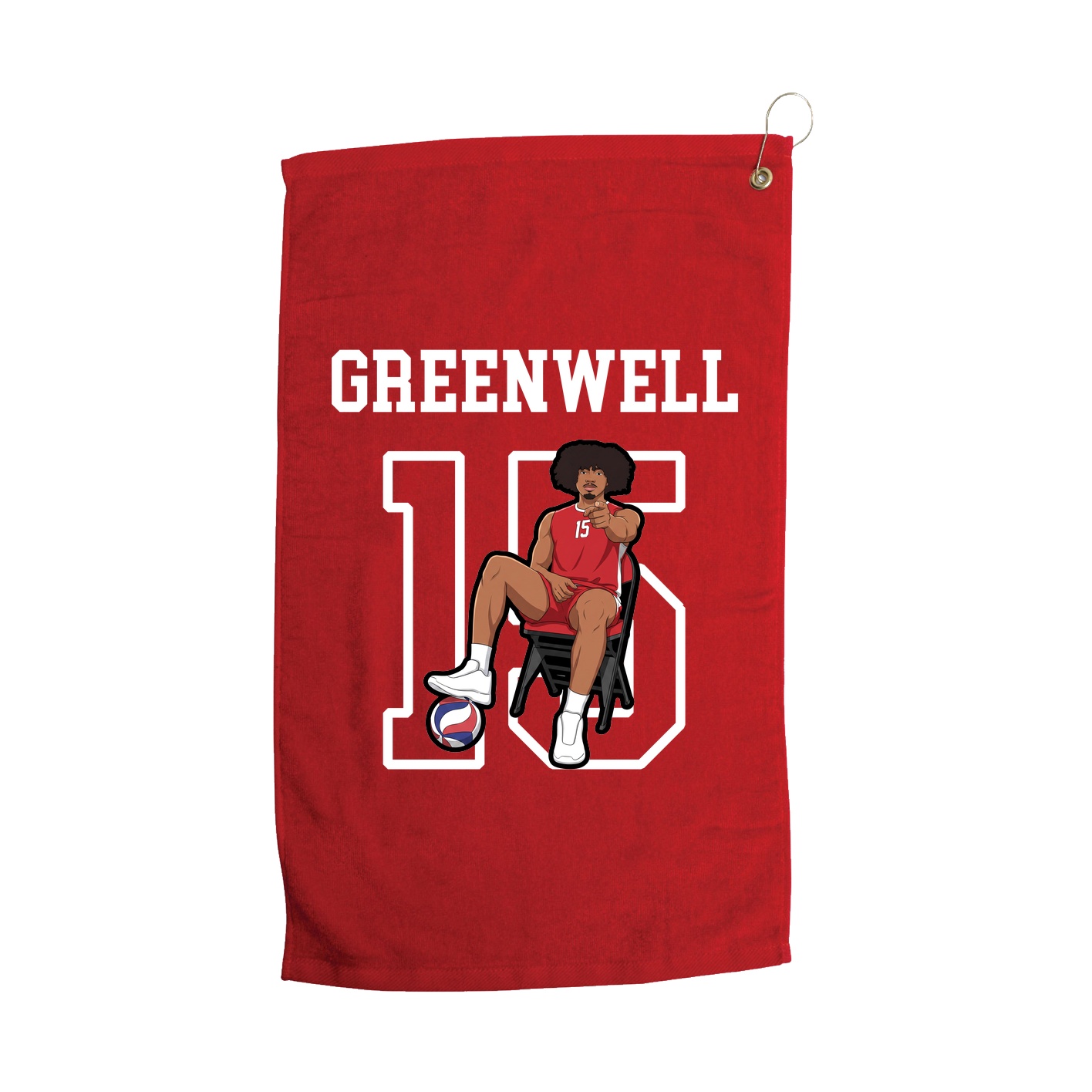 Golf Towel — Shirsey in Red