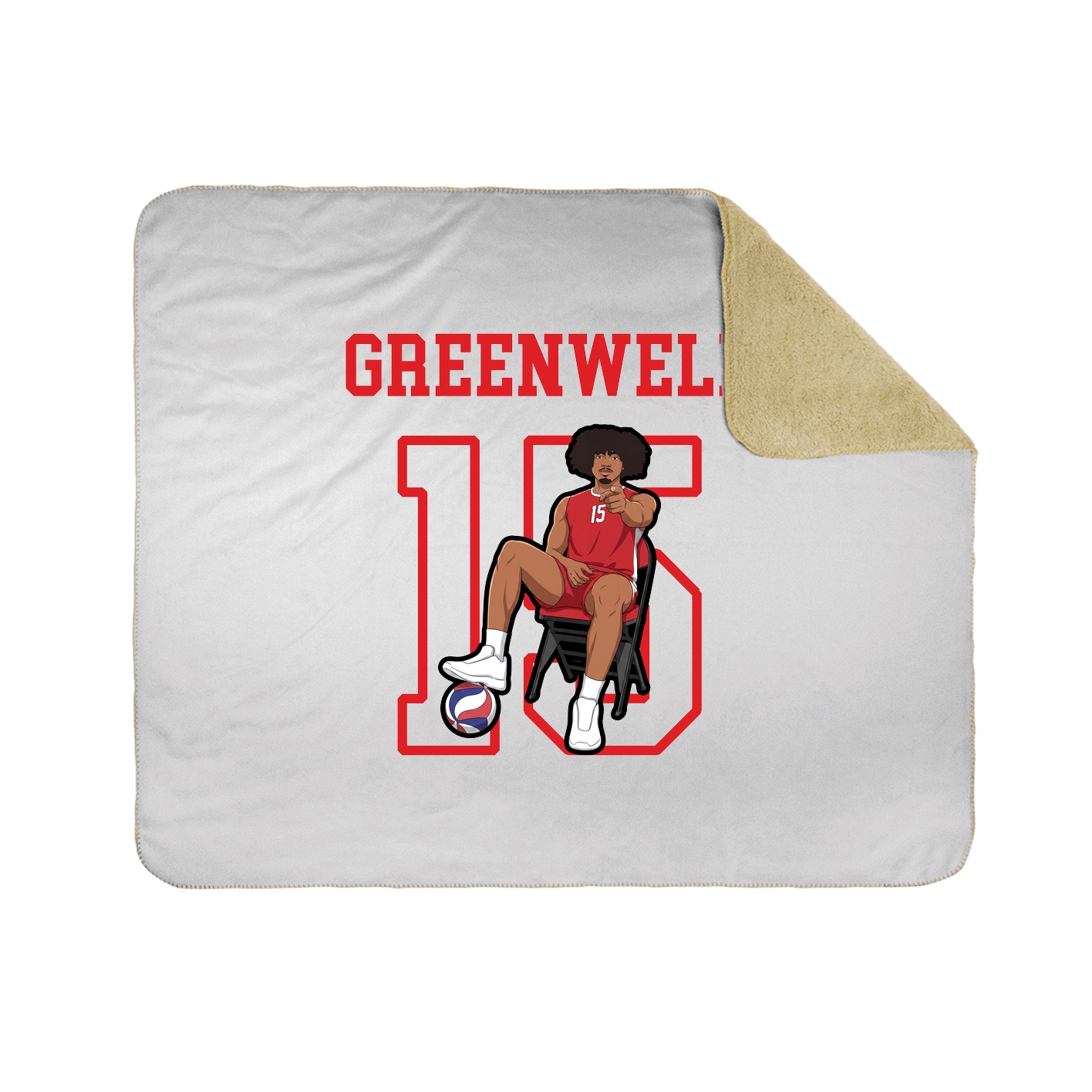 Throw Blanket — Shirsey in White
