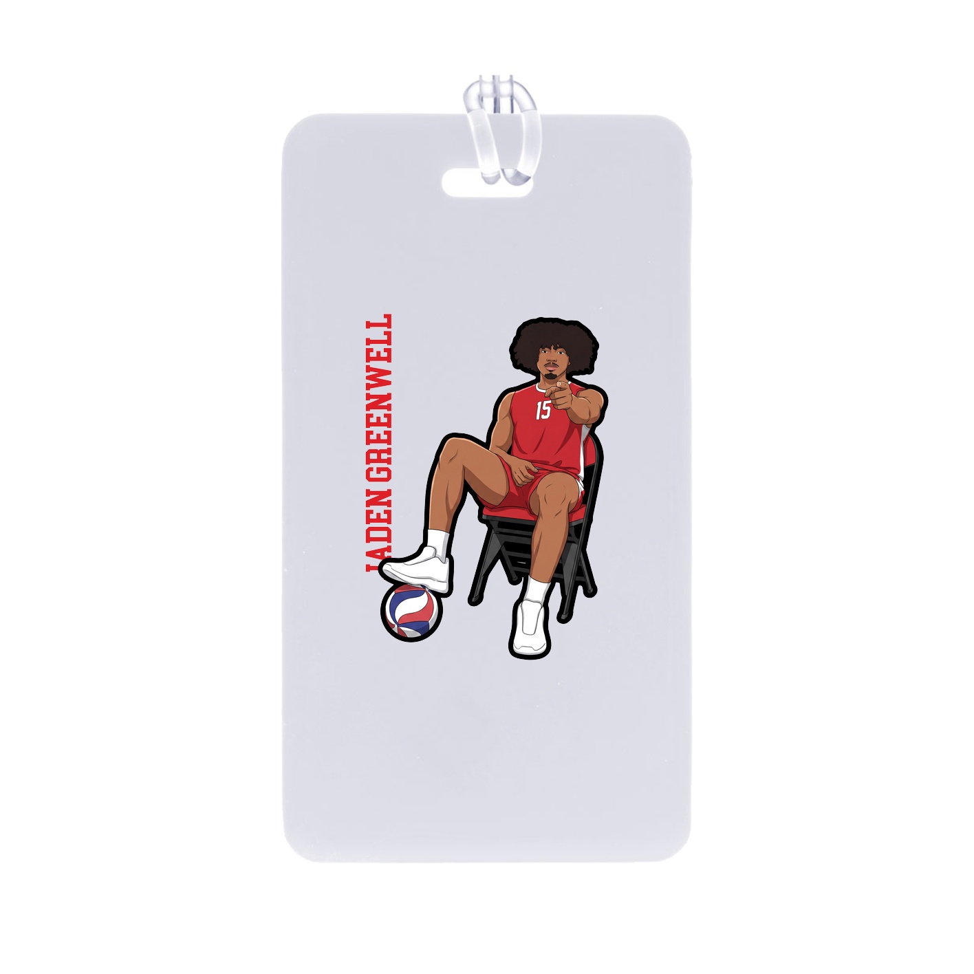 Bag Tag — Name Vertical in Classic