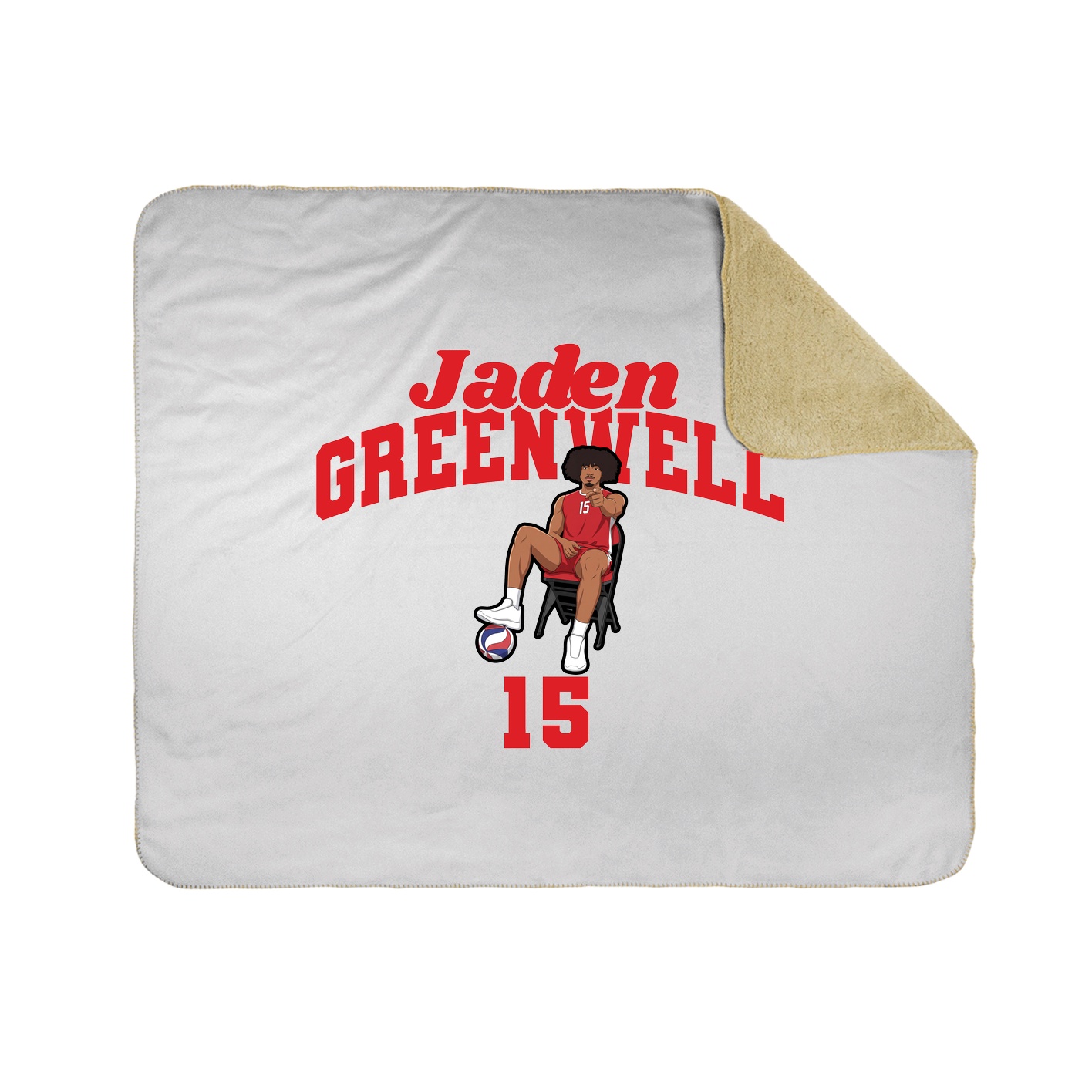Throw Blanket — Signature Arch in White