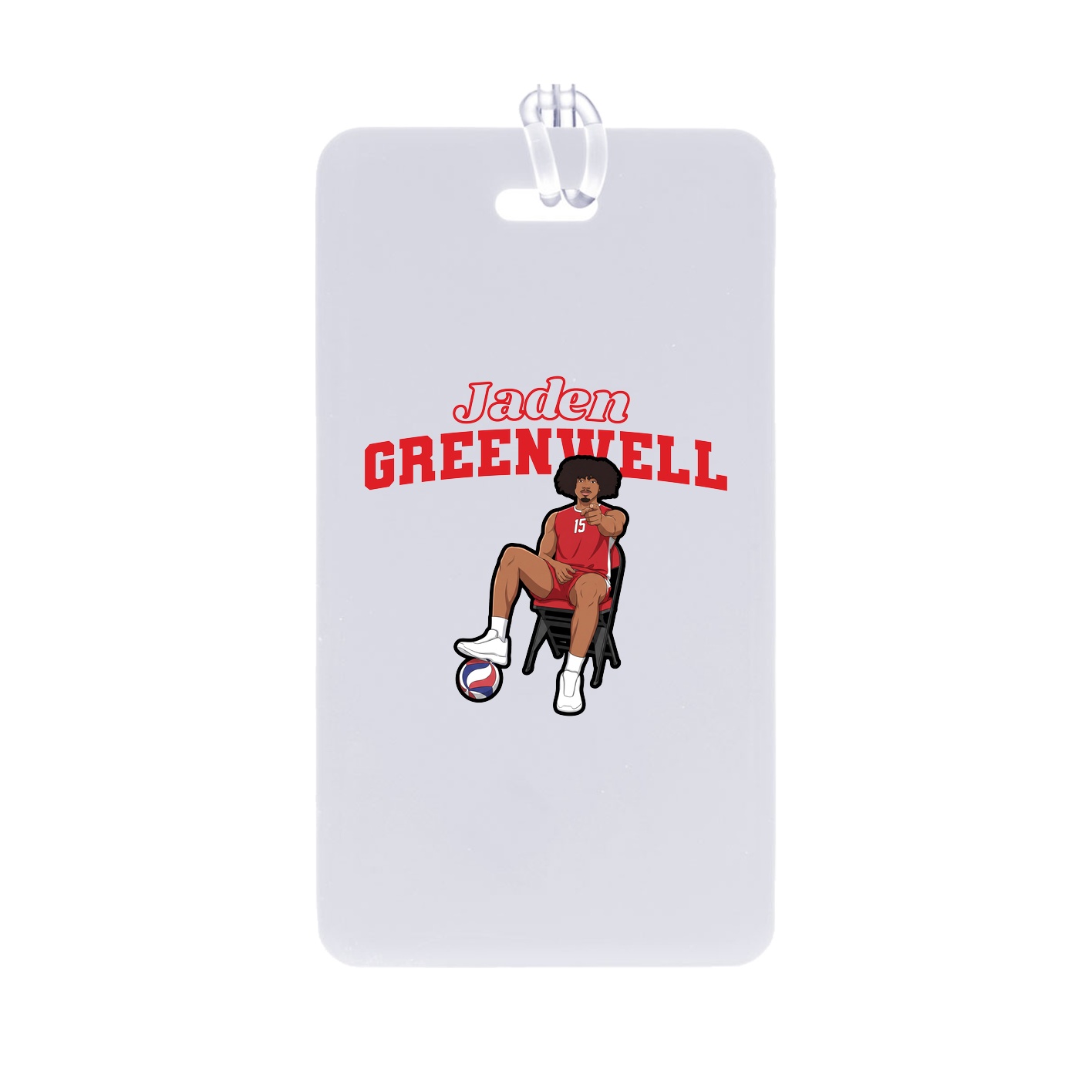 Bag Tag — Name Arch in Classic