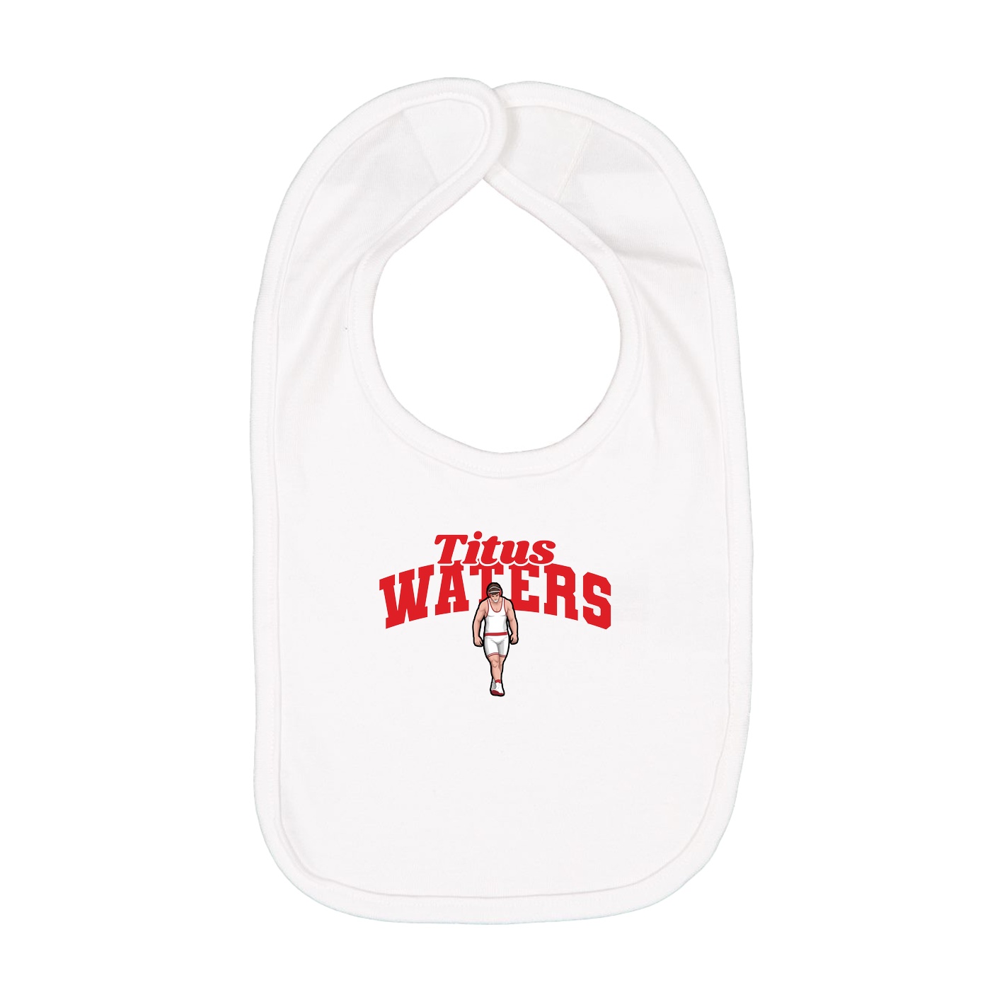 Infant Bib — Signature Arch in White