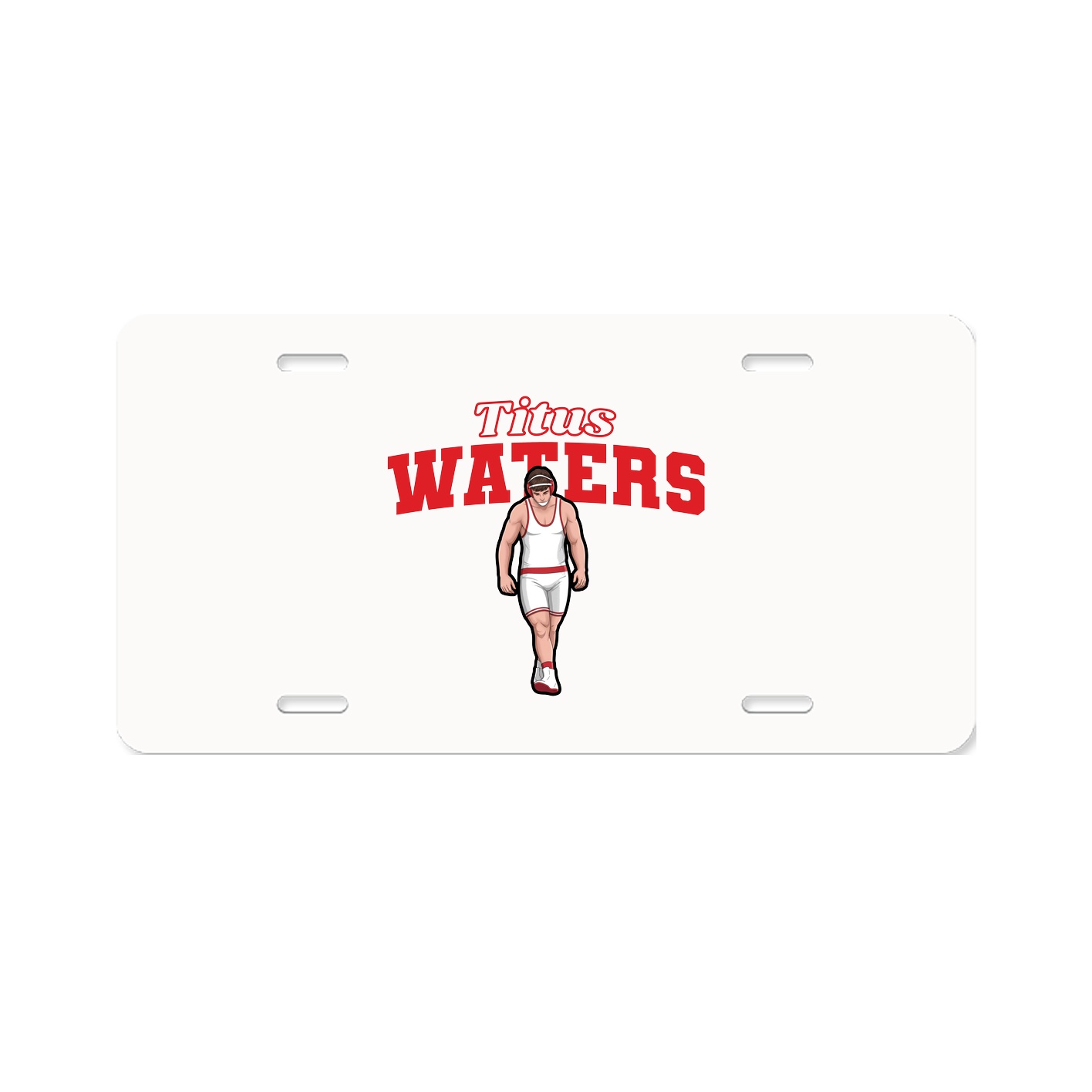 License Plate — Name Arch in Classic