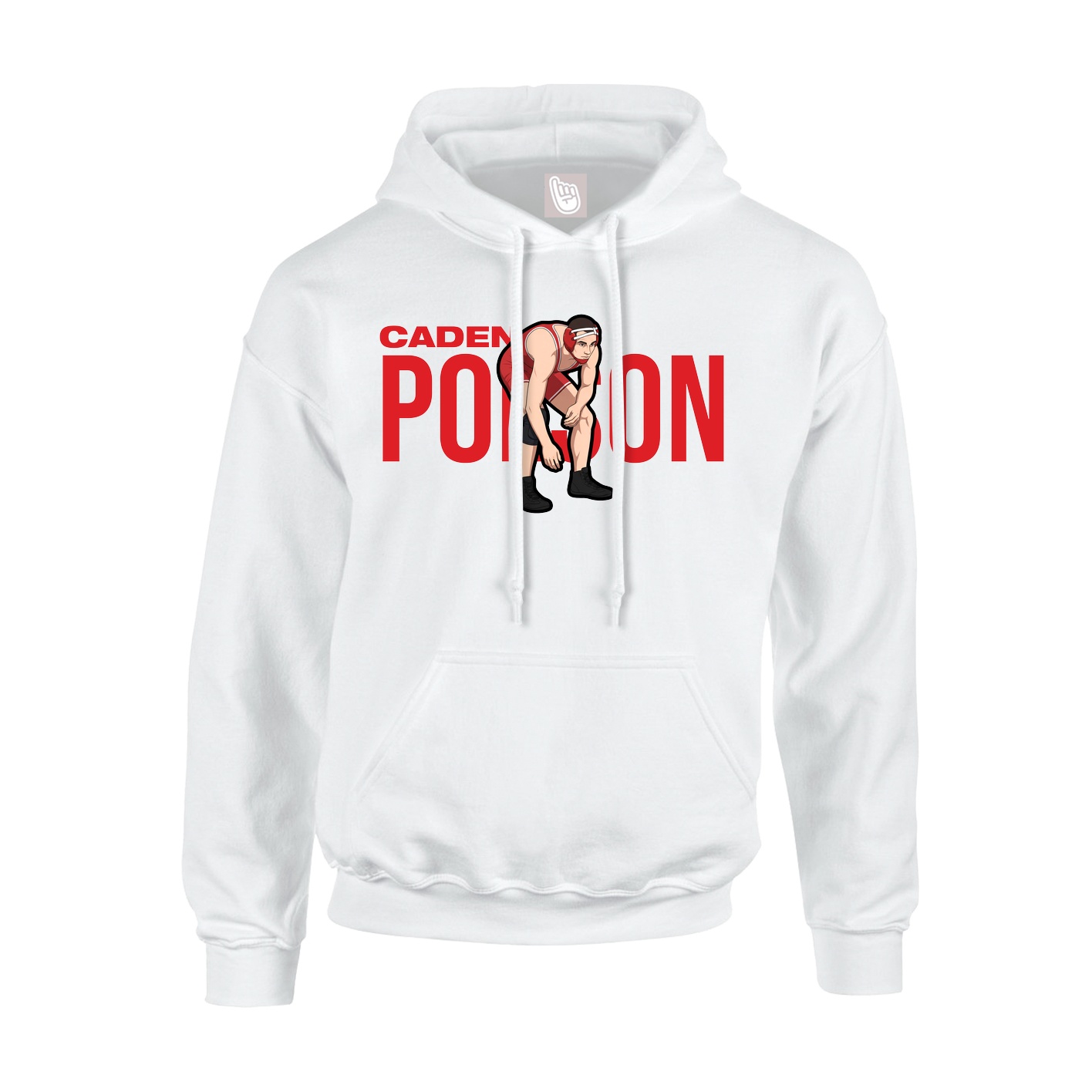 Hoodie — Player Name in White