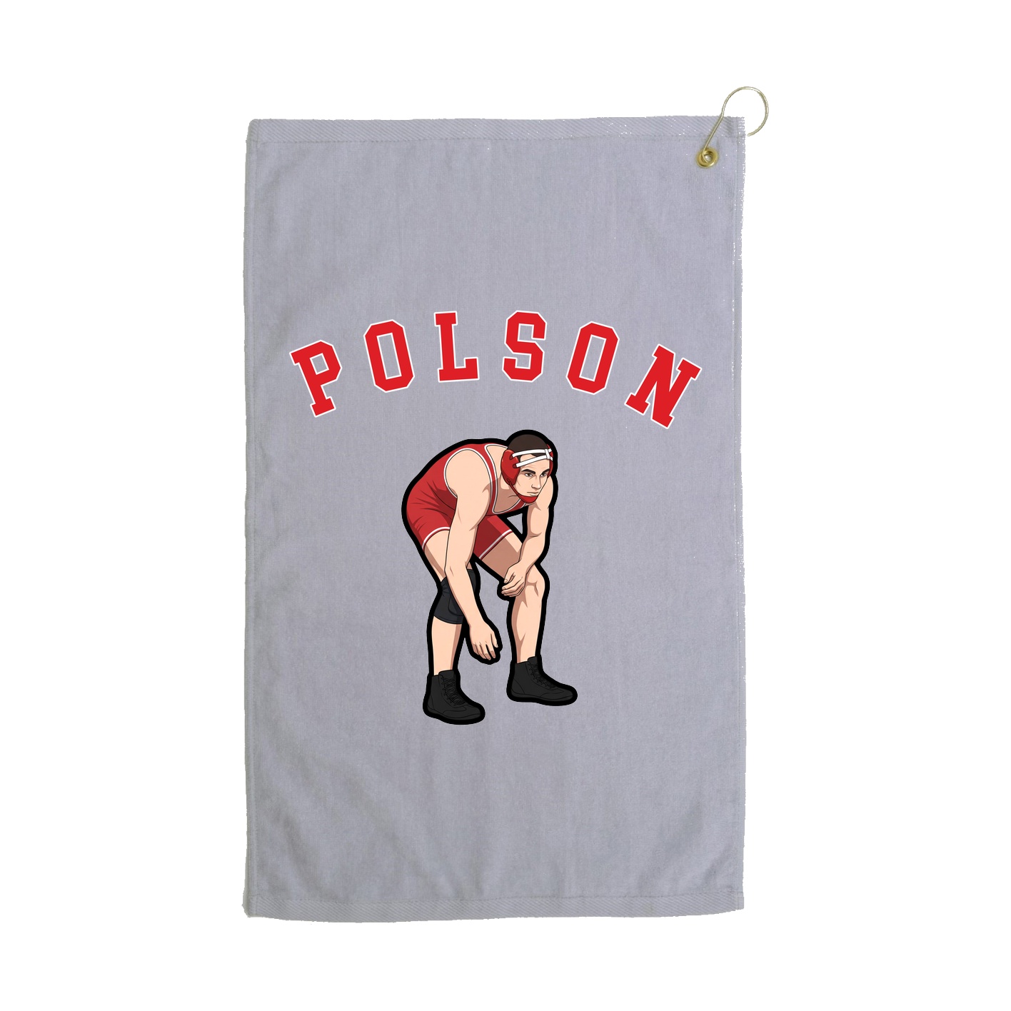 Golf Towel — Shirsey Arch in Grey