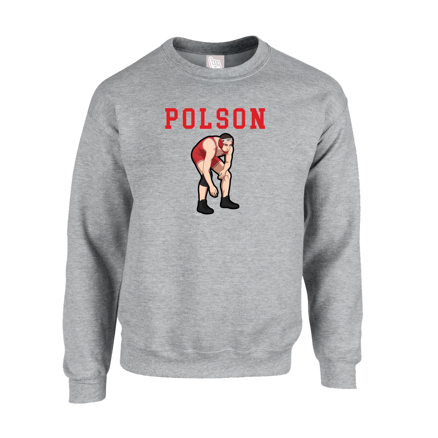 Fleece Crew — Shirsey in Grey