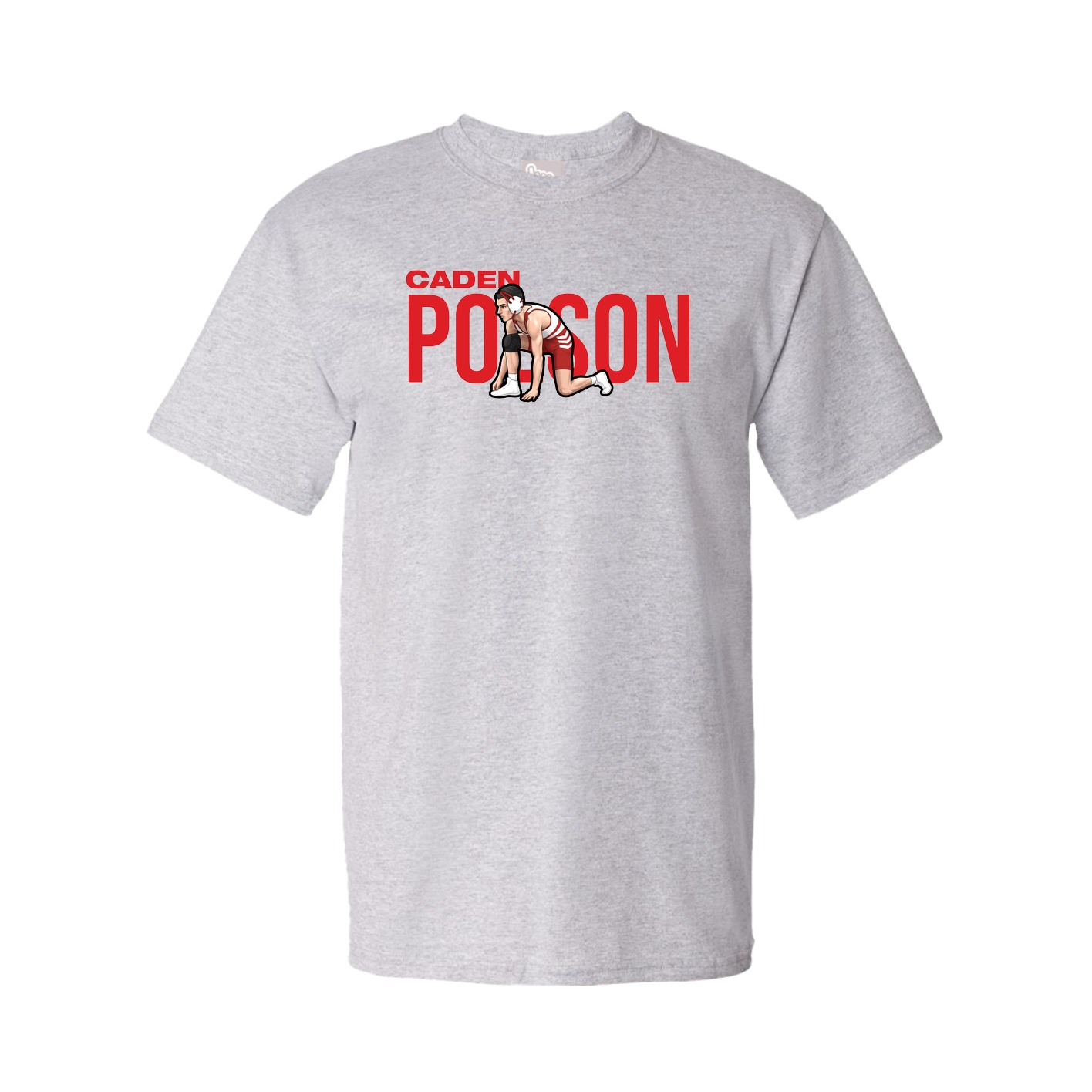 Youth Tee — Player Name in Grey