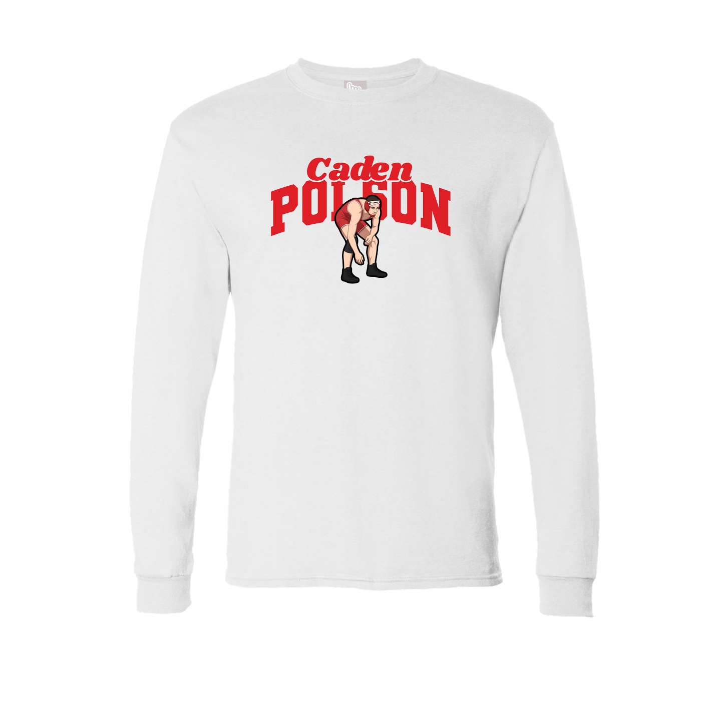 Long Sleeve Tee — Signature Arch in White