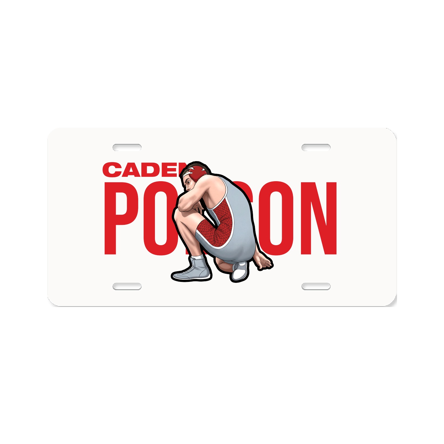 License Plate — Player Name in Classic