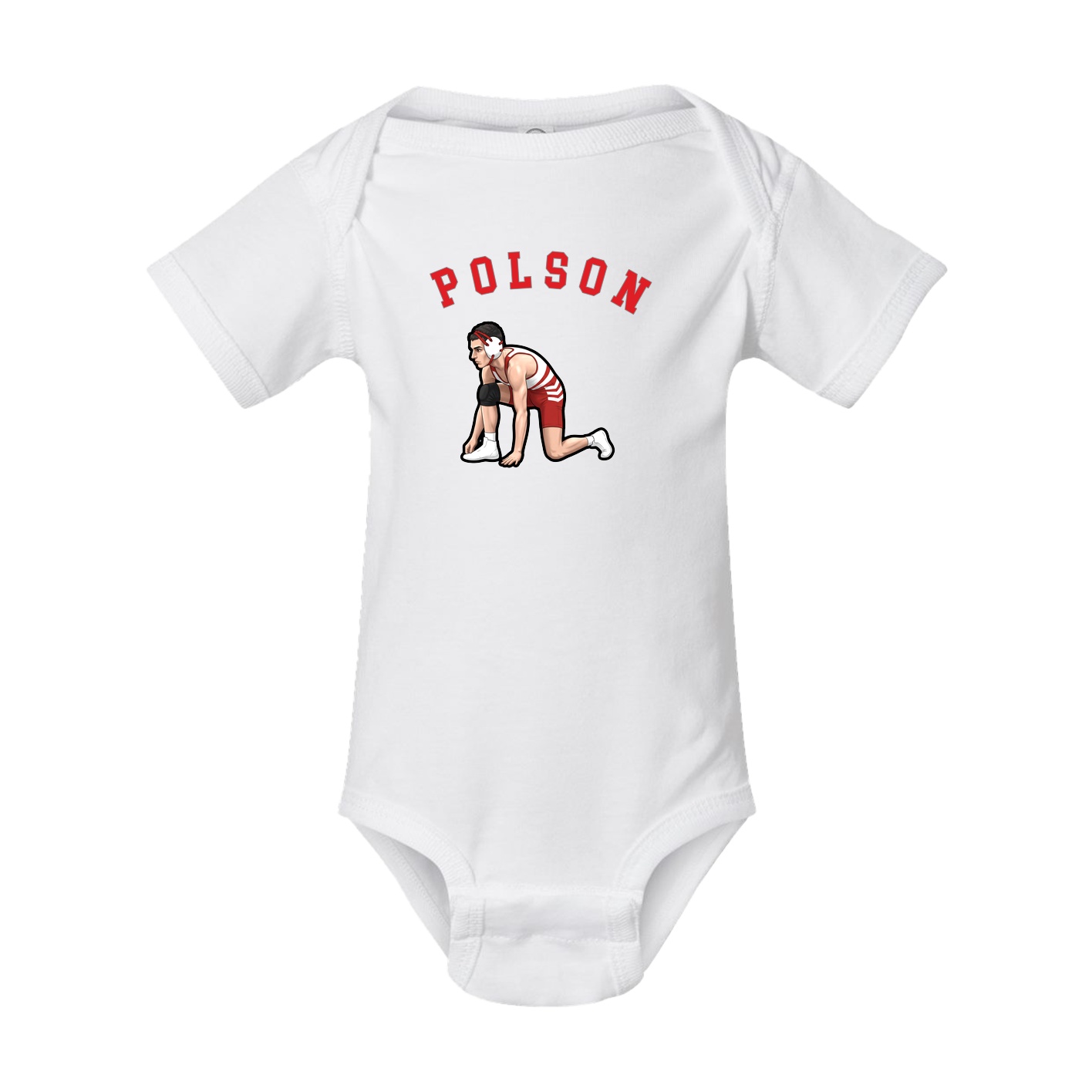 Baby Onesie — Shirsey Arch in White