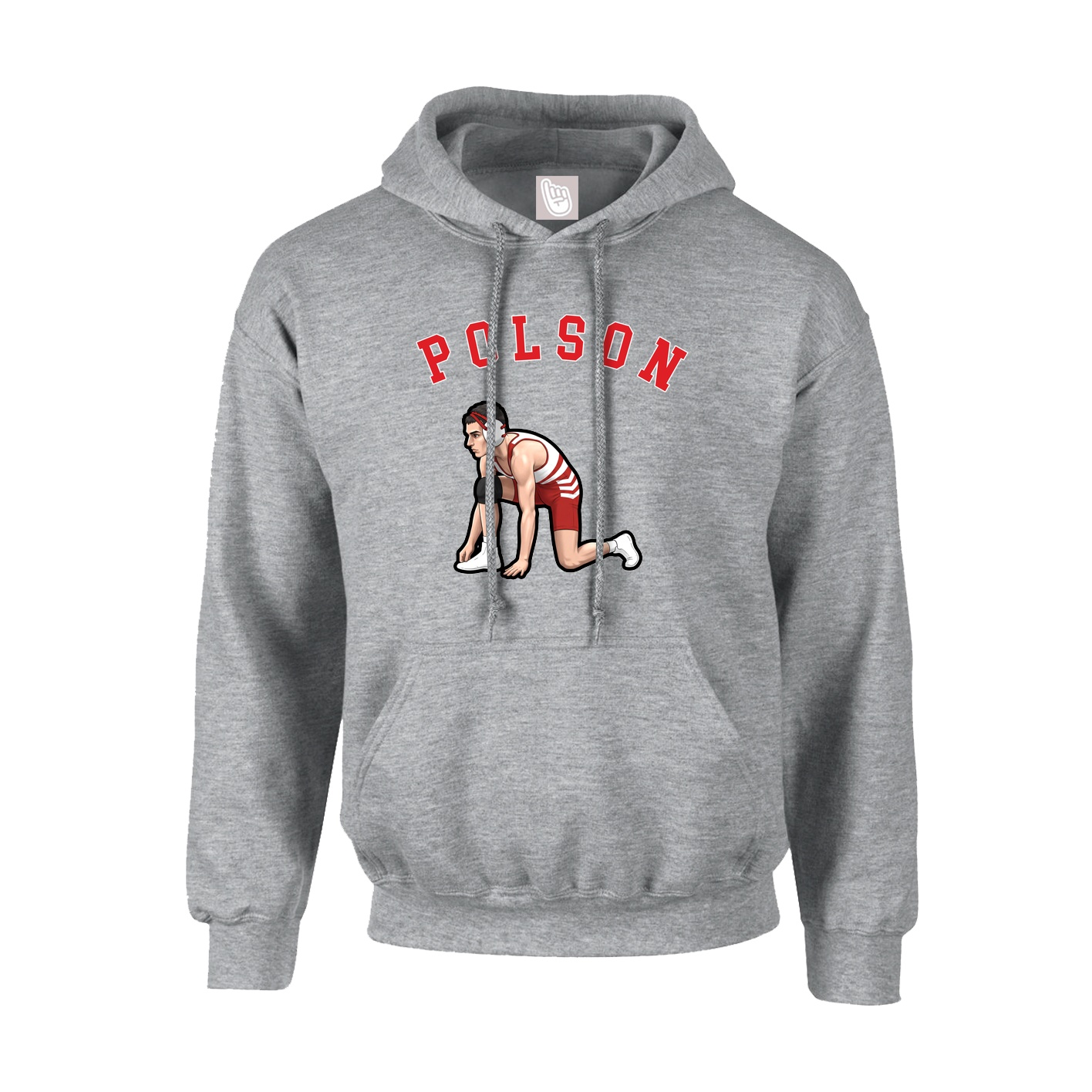 Youth Hoodie — Shirsey Arch in Grey