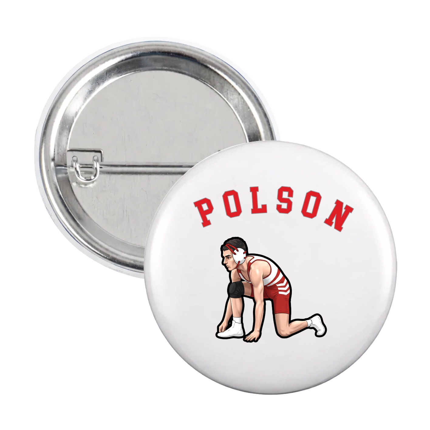 Game Day Button — Shirsey Arch in White
