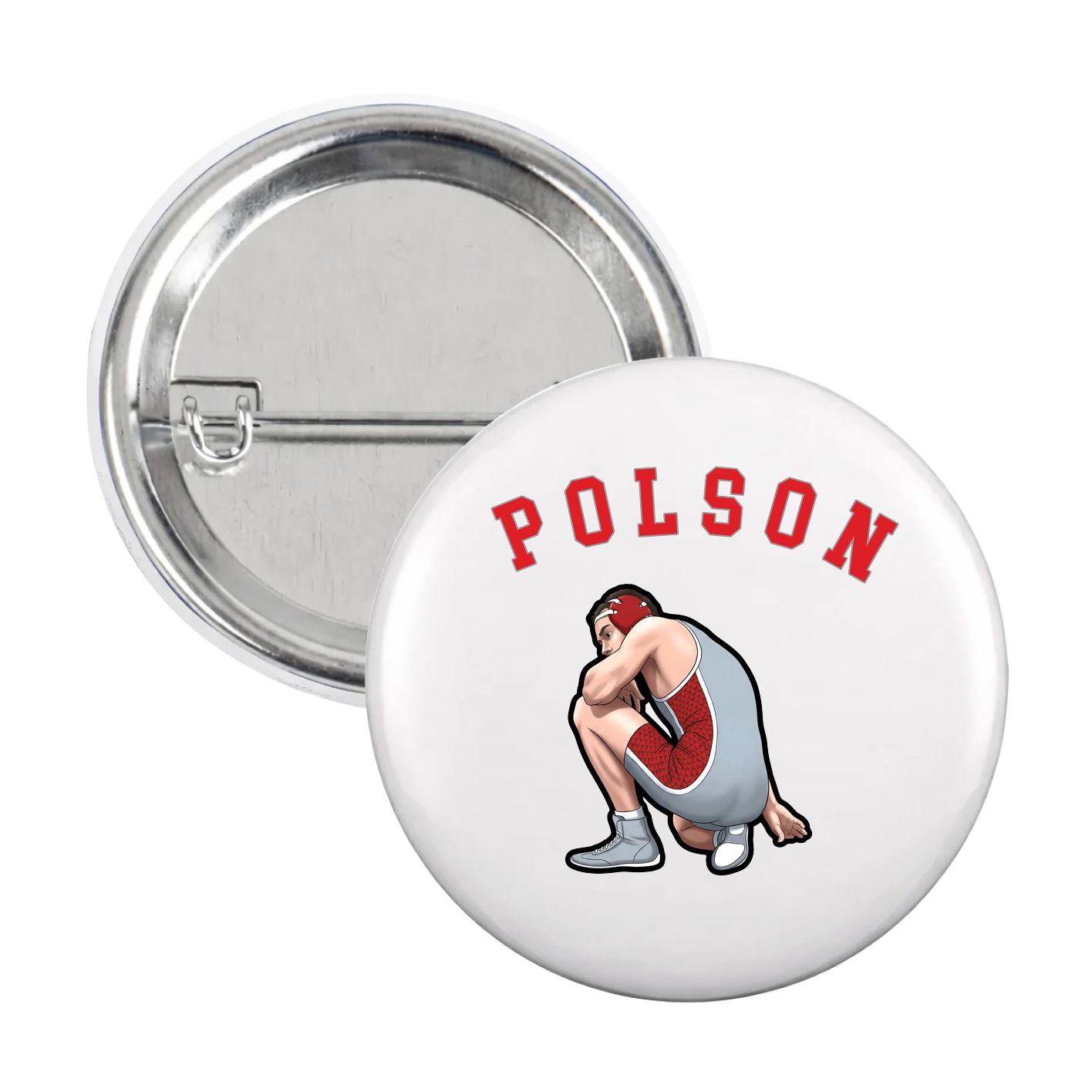 Game Day Button — Shirsey Arch in White