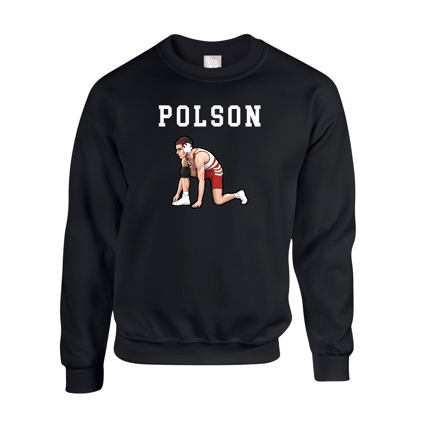 Fleece Crew — Shirsey in Black