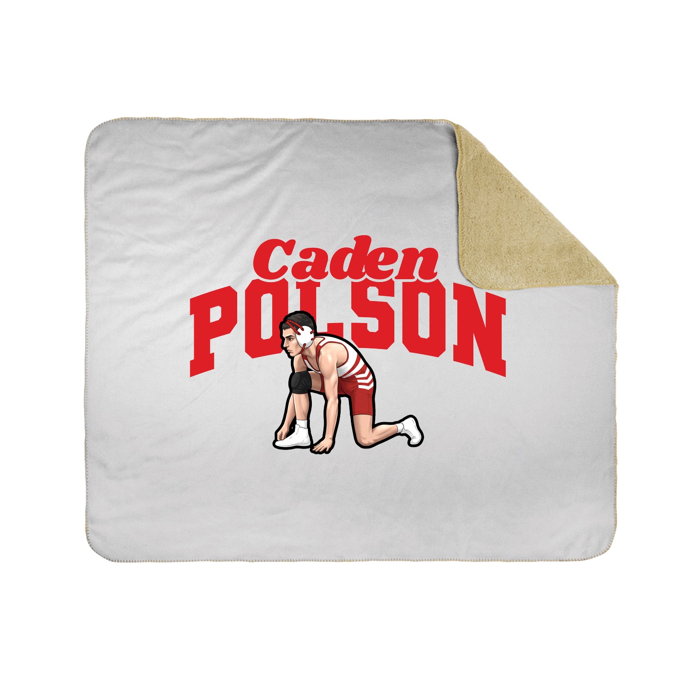 Throw Blanket — Signature Arch in White
