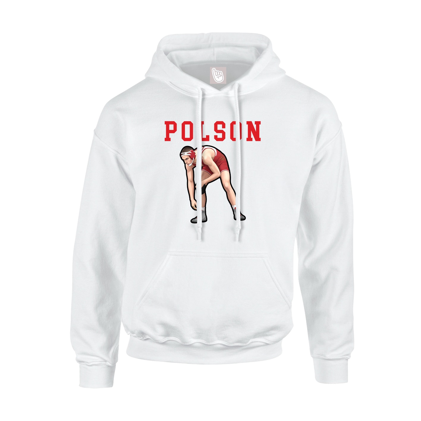 Hoodie — Shirsey in White