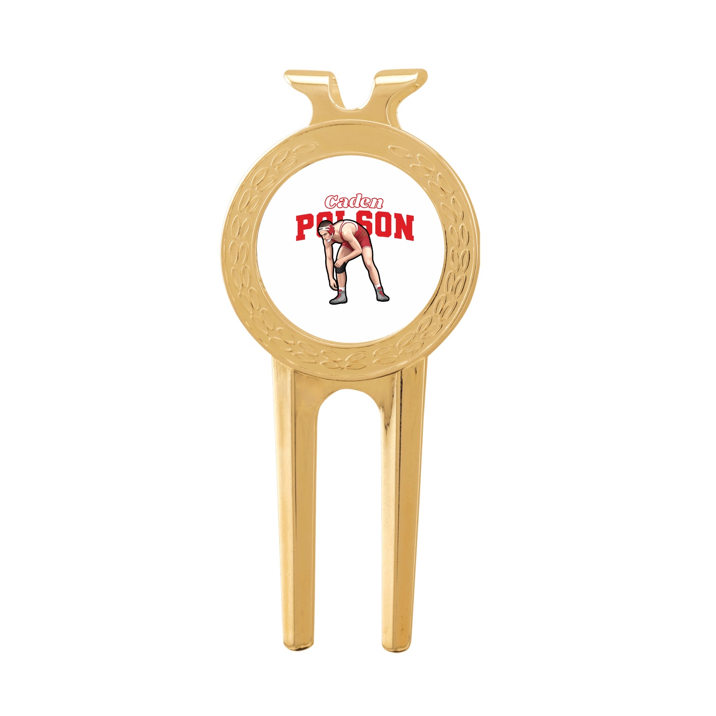 Divot Tool with Ball Marker — Name Arch in Classic
