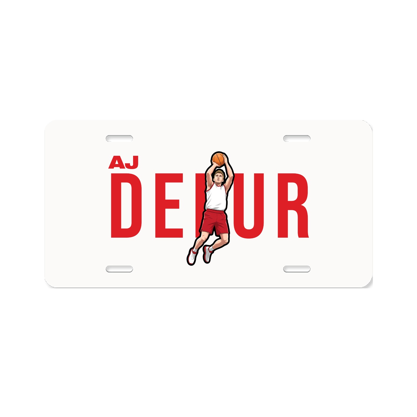 License Plate — Player Name in Classic