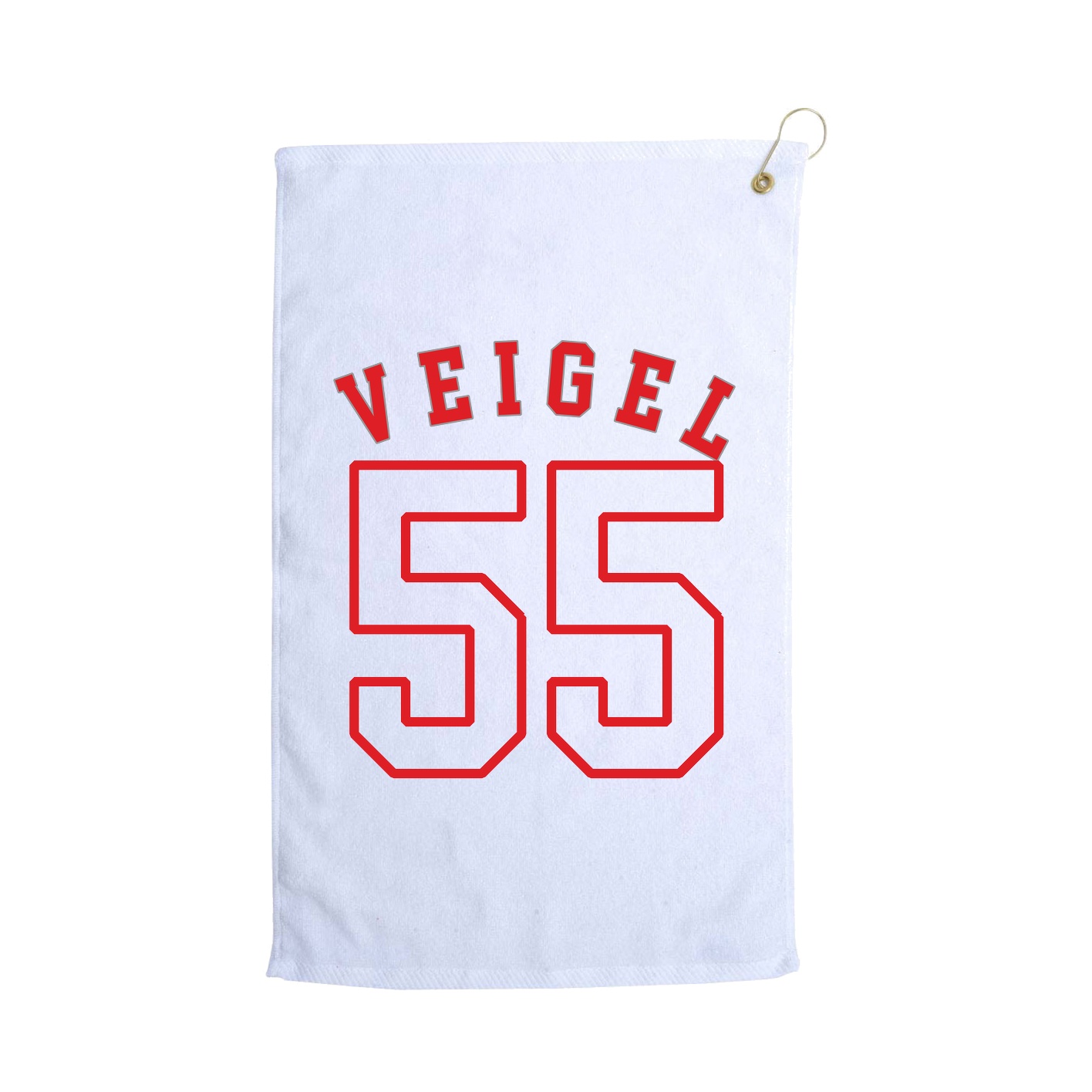 Golf Towel — Shirsey Arch in White