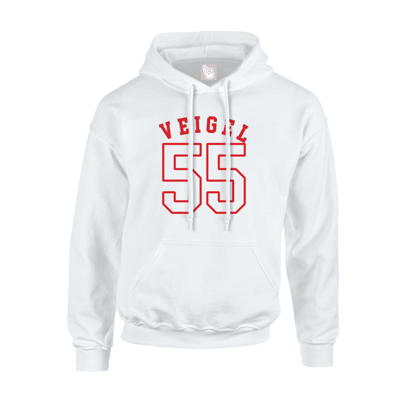 Hoodie — Shirsey Arch in White