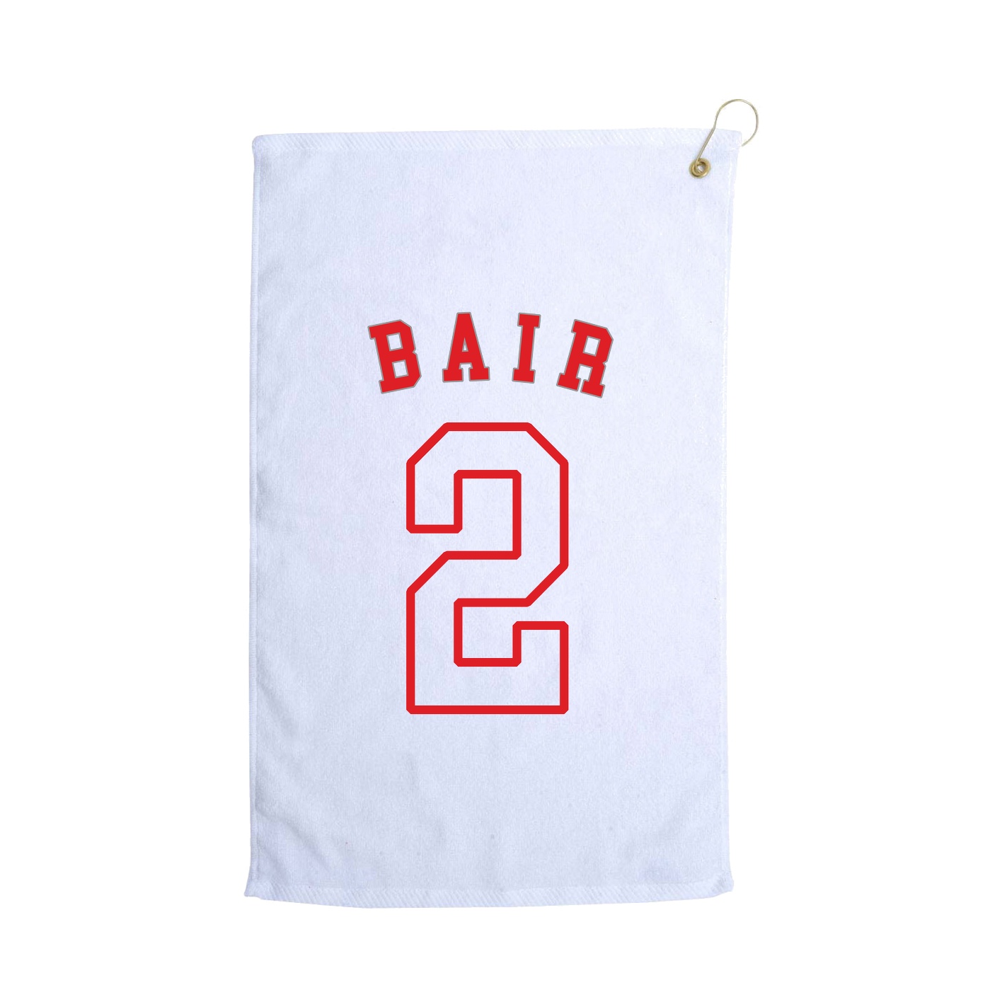 Golf Towel — Shirsey Arch in White