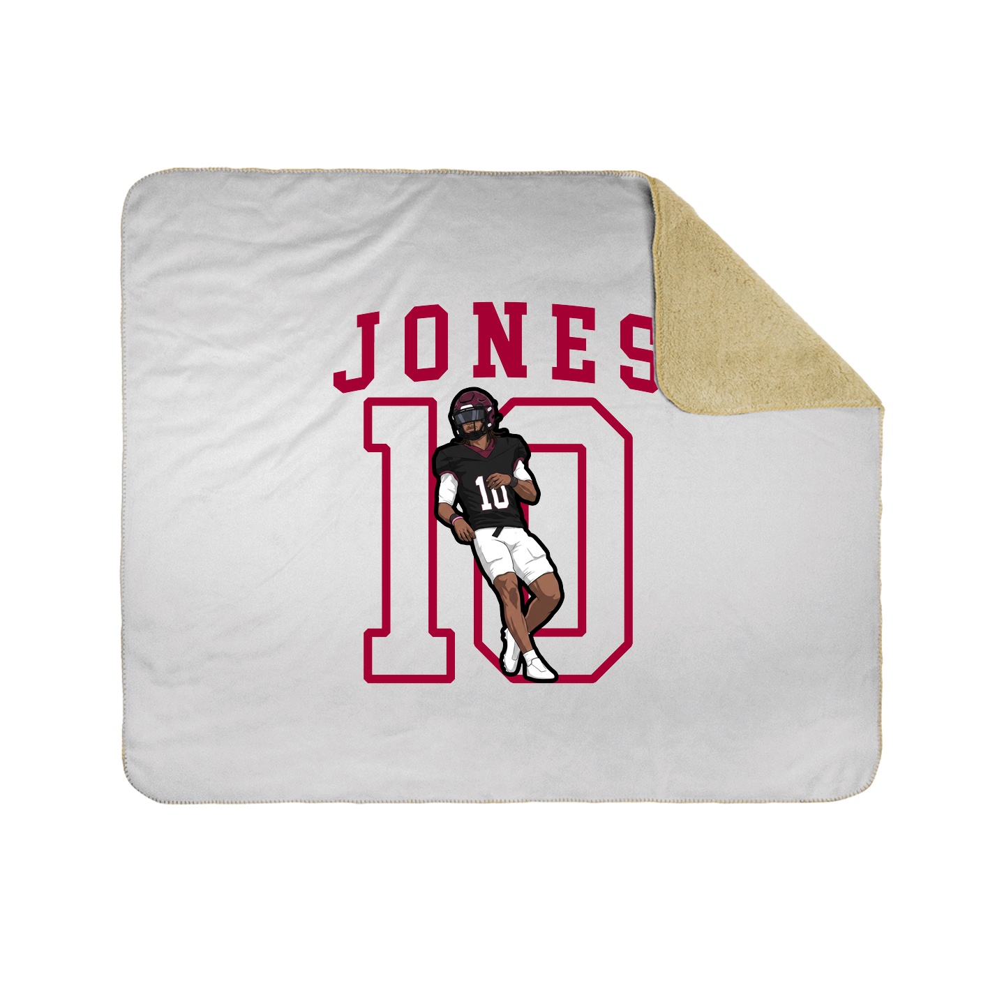 50x60 Sherpa Lined Throw Blanket