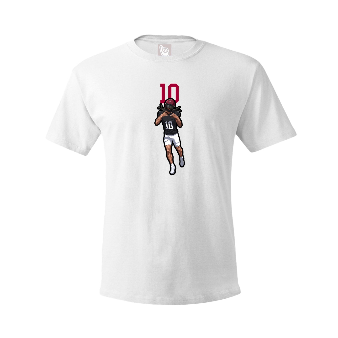 Tee — Number Top in White
